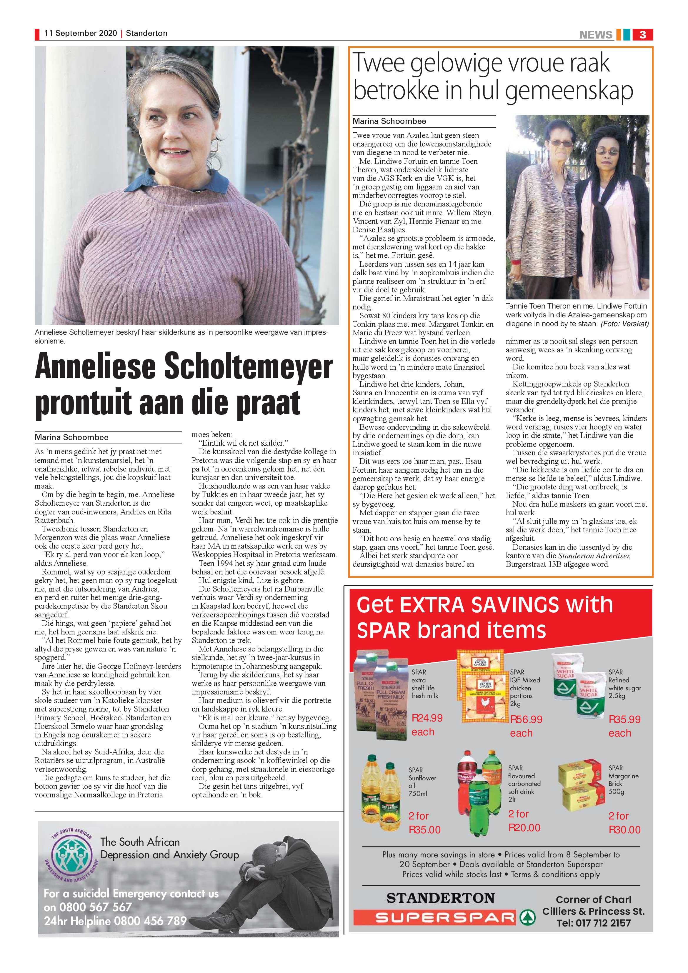 Standerton Advertiser 11 September 2020 page 3