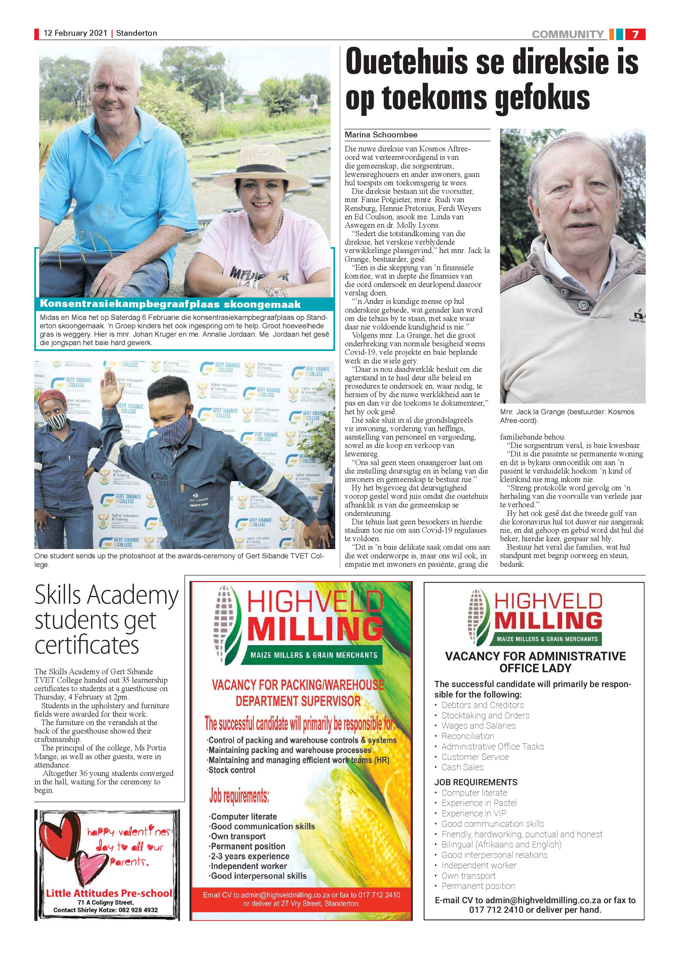 Standerton Advertiser 12 February 2021 page 7