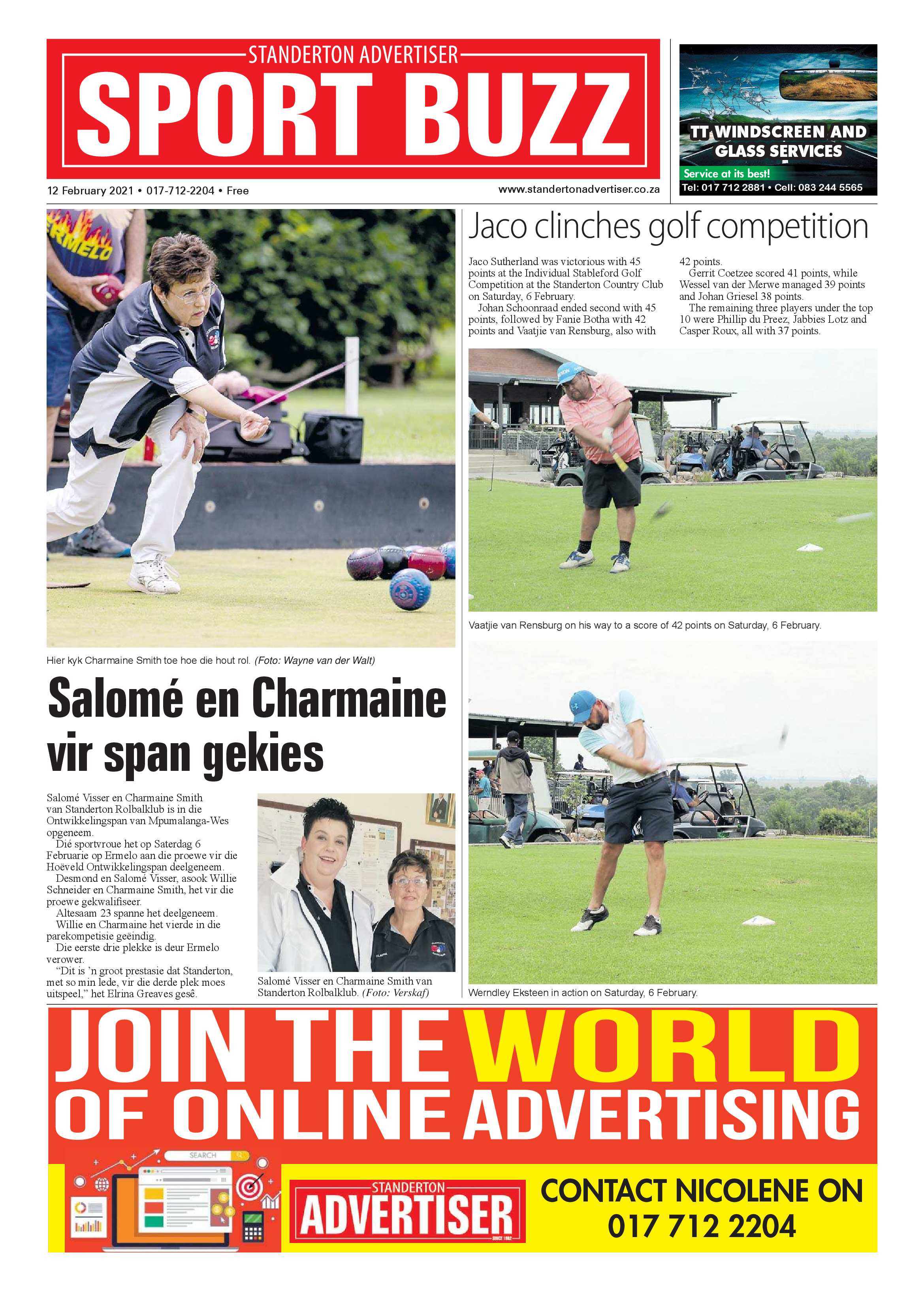 Standerton Advertiser 12 February 2021 page 8