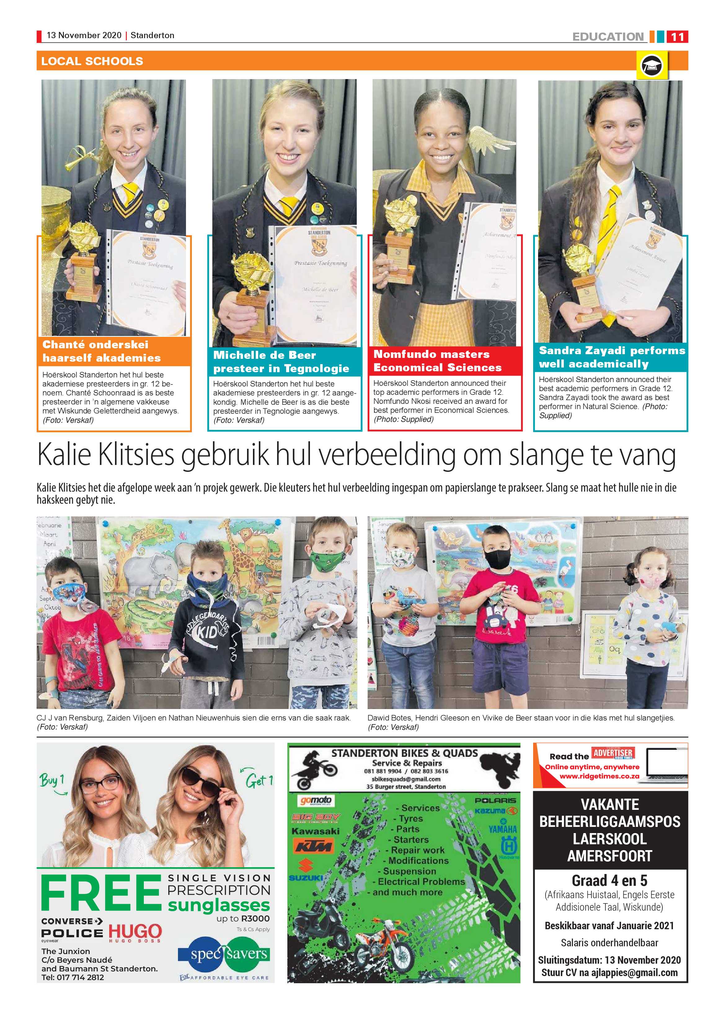 Standerton Advertiser 13 November 2020 page 11