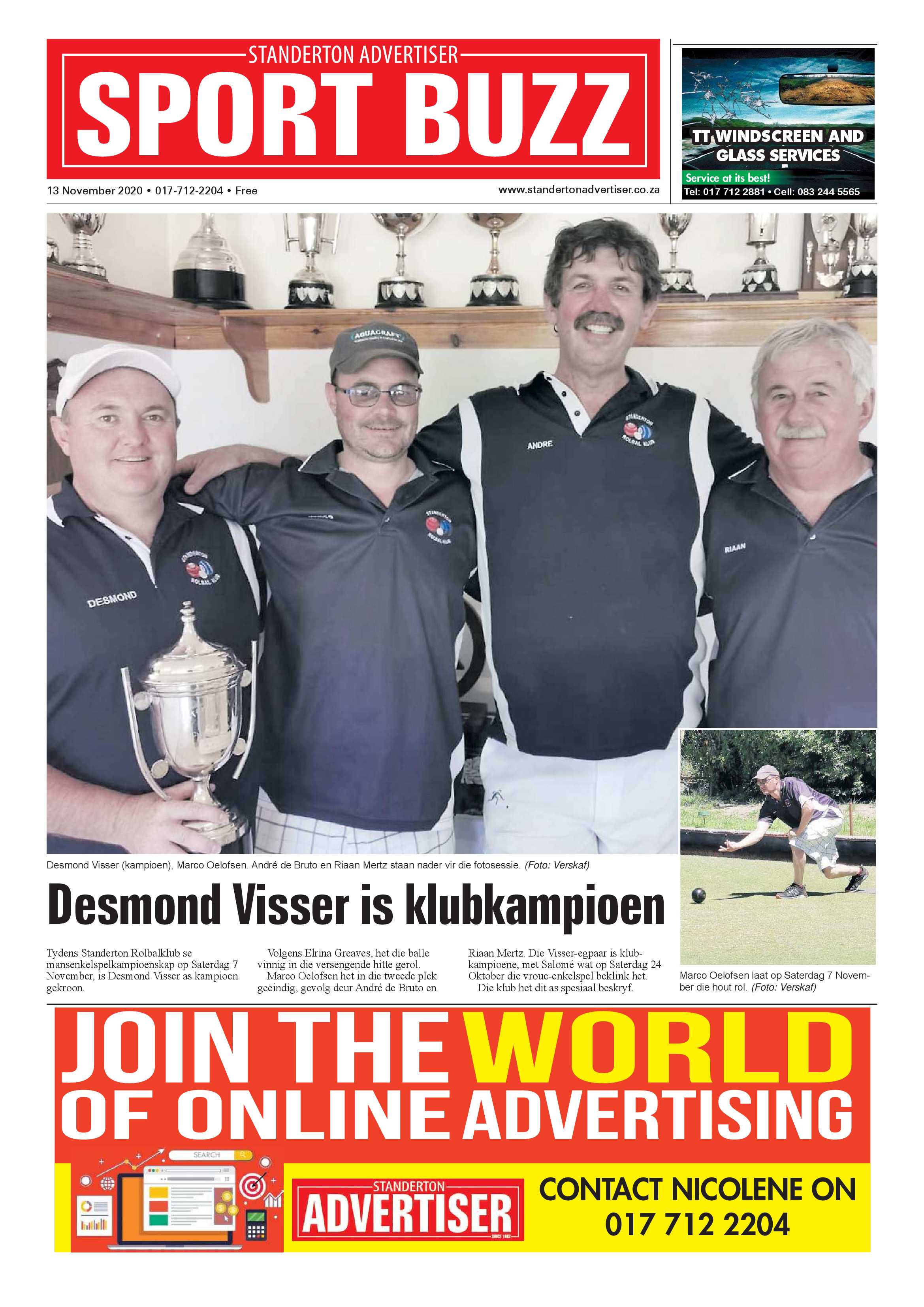 Standerton Advertiser 13 November 2020 page 12