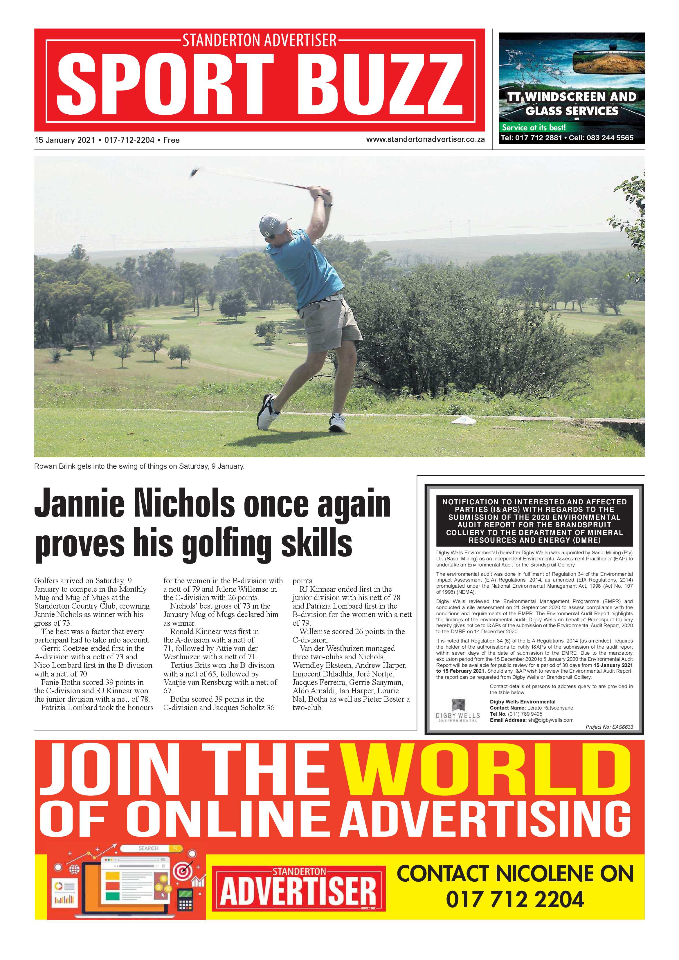 Standerton Advertiser 15 January 2021 page 4