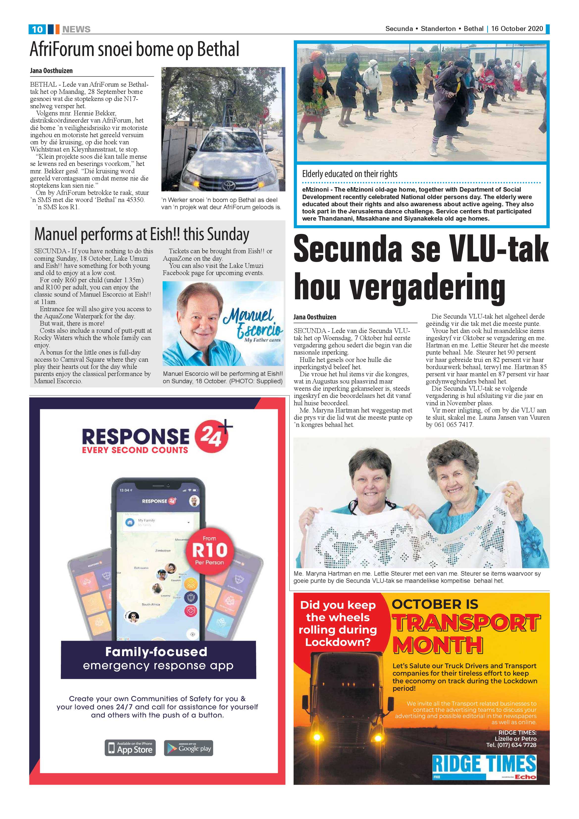 Standerton Advertiser 16 October 2020 page 10