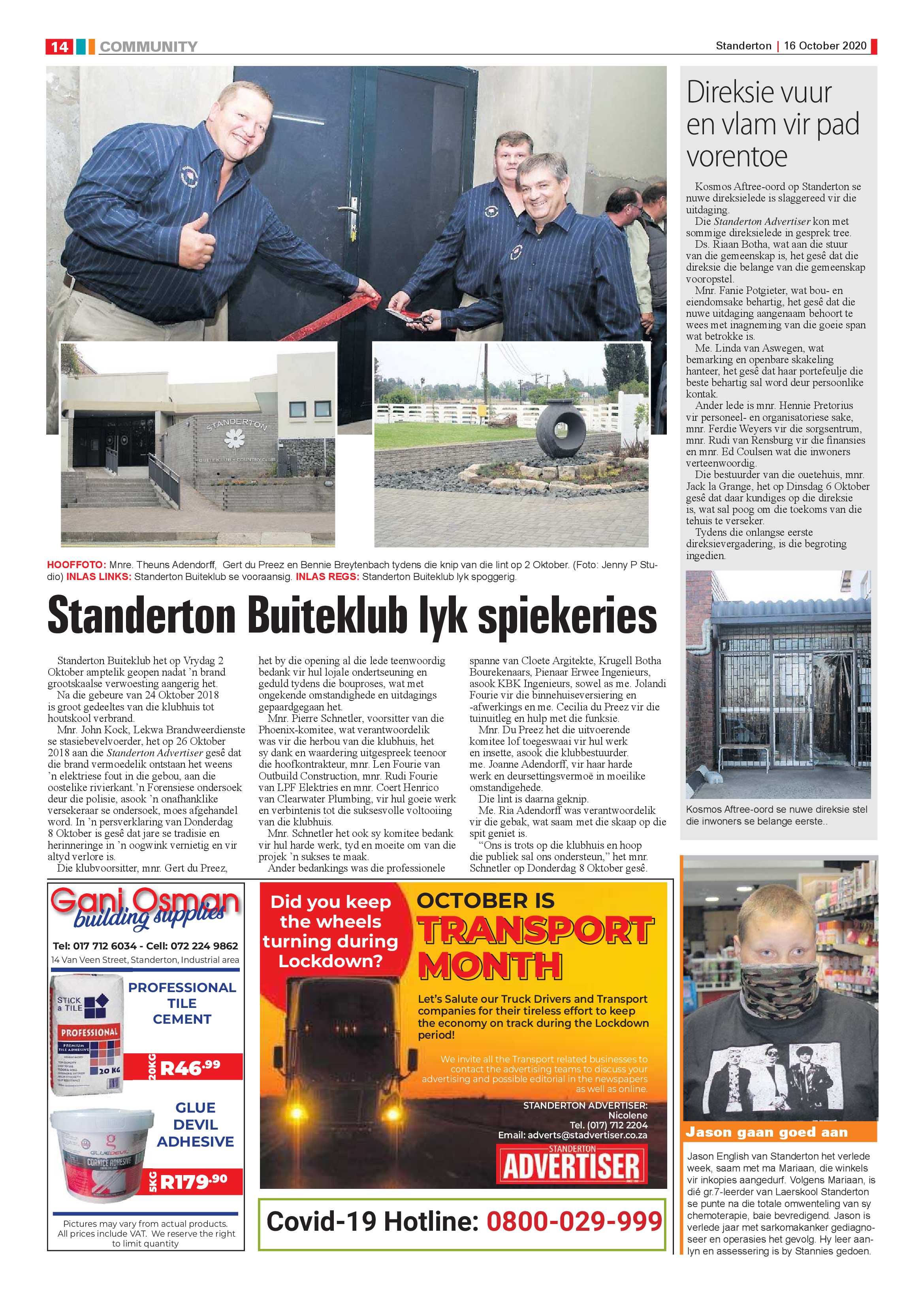 Standerton Advertiser 16 October 2020 page 14