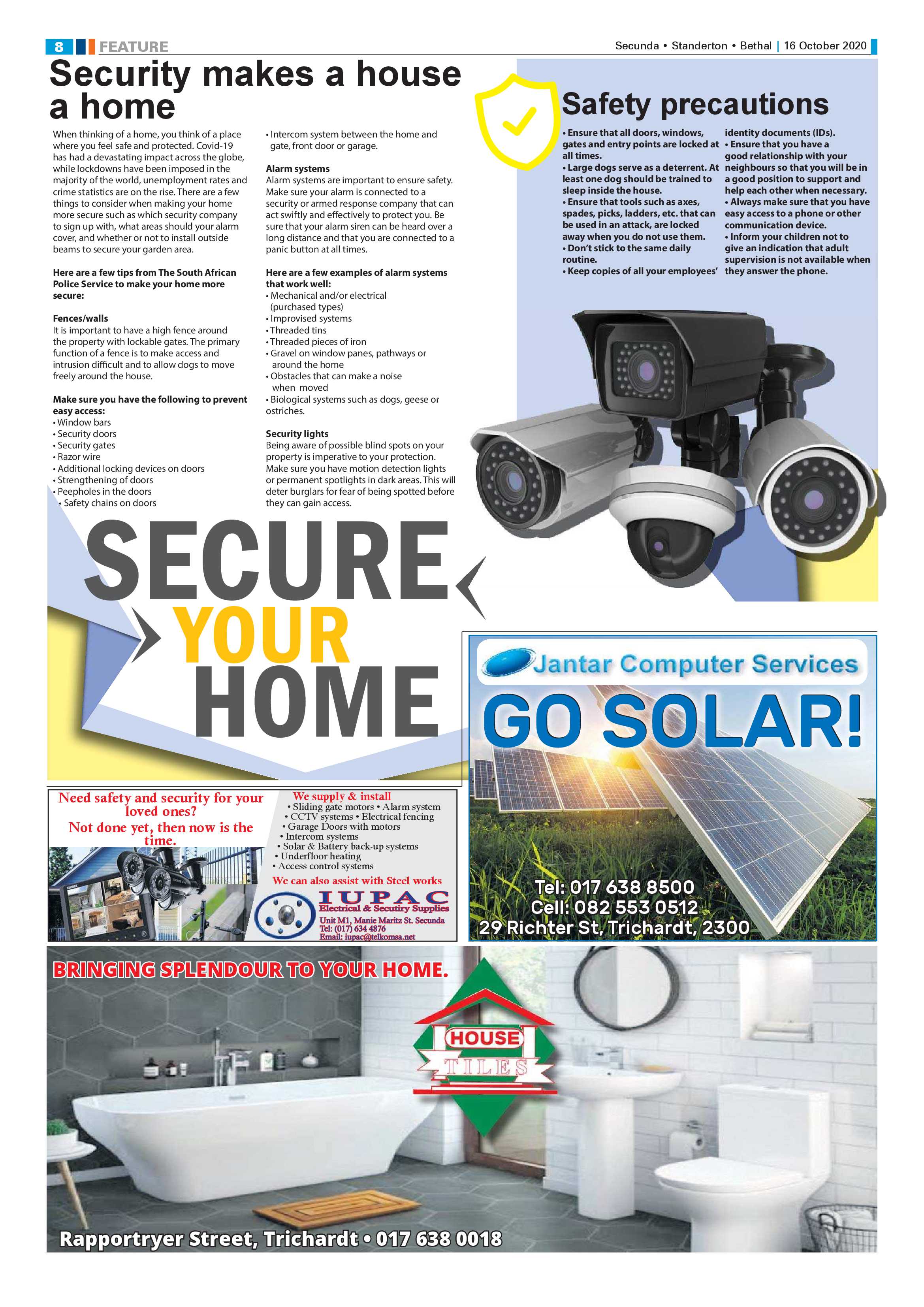 Standerton Advertiser 16 October 2020 page 8
