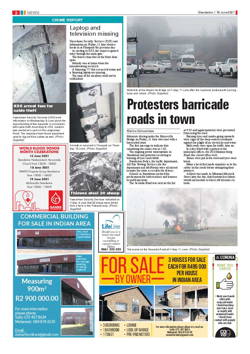 Standerton Advertiser 18 June 2021 page 2