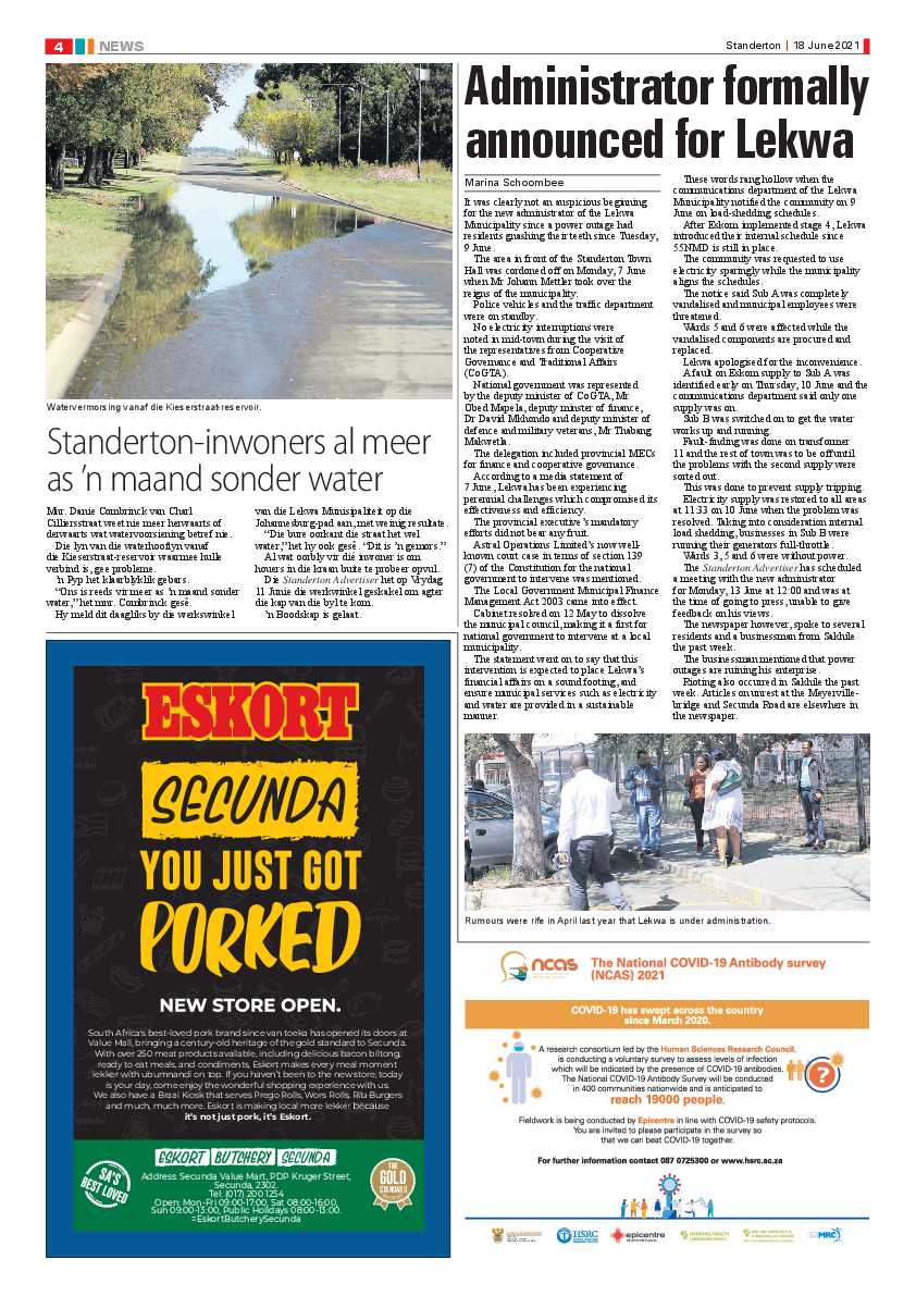 Standerton Advertiser 18 June 2021 page 4