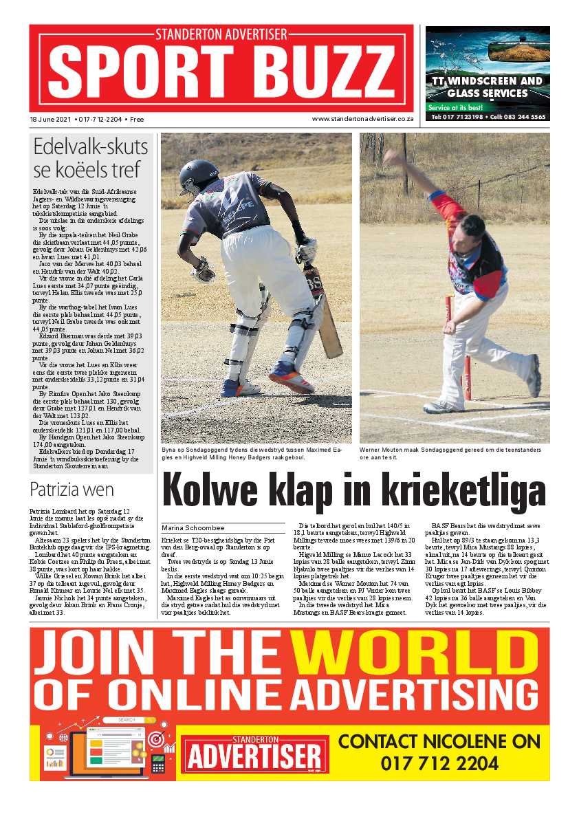 Standerton Advertiser 18 June 2021 page 8
