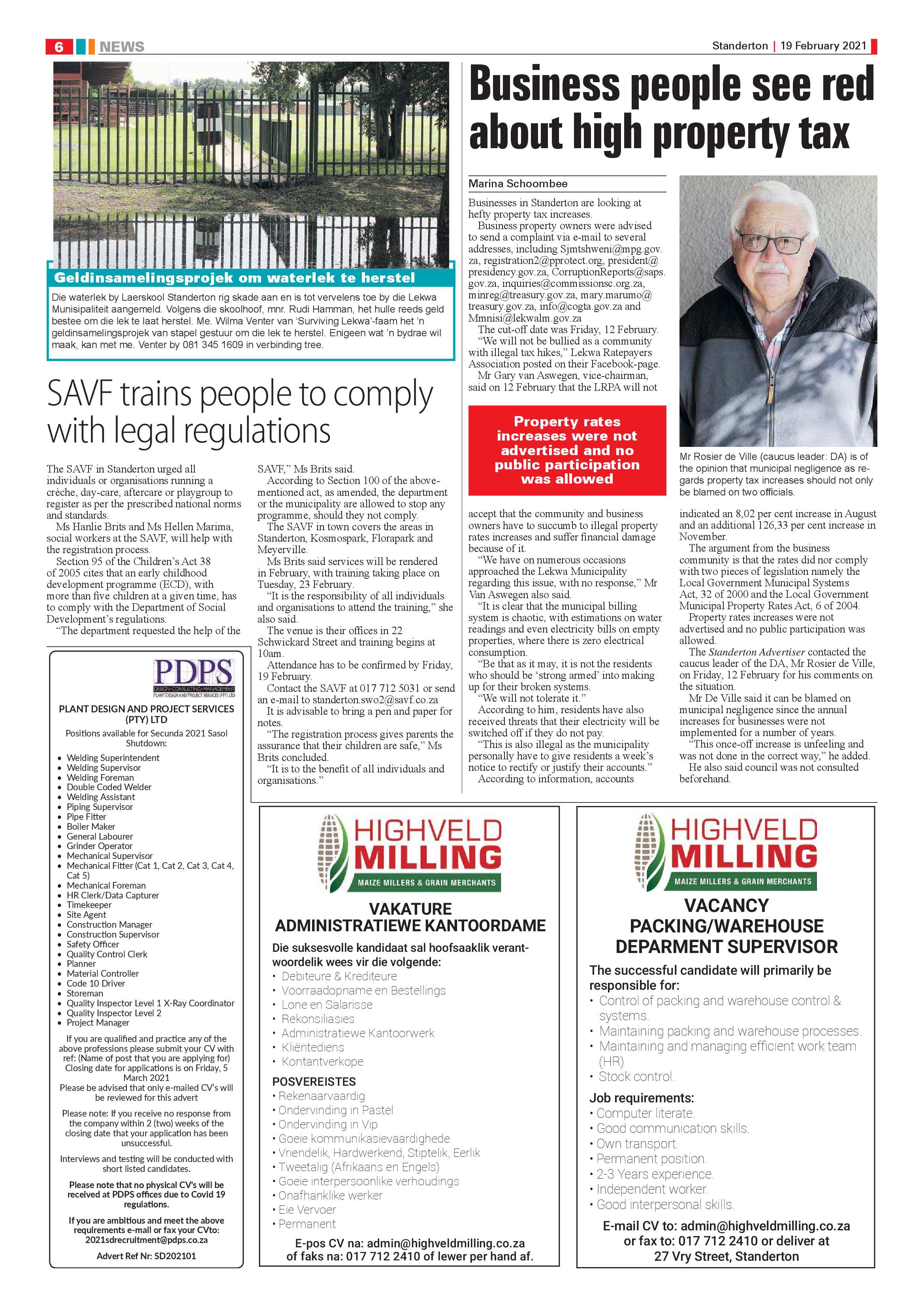 Standerton Advertiser 19 February 2021 page 6