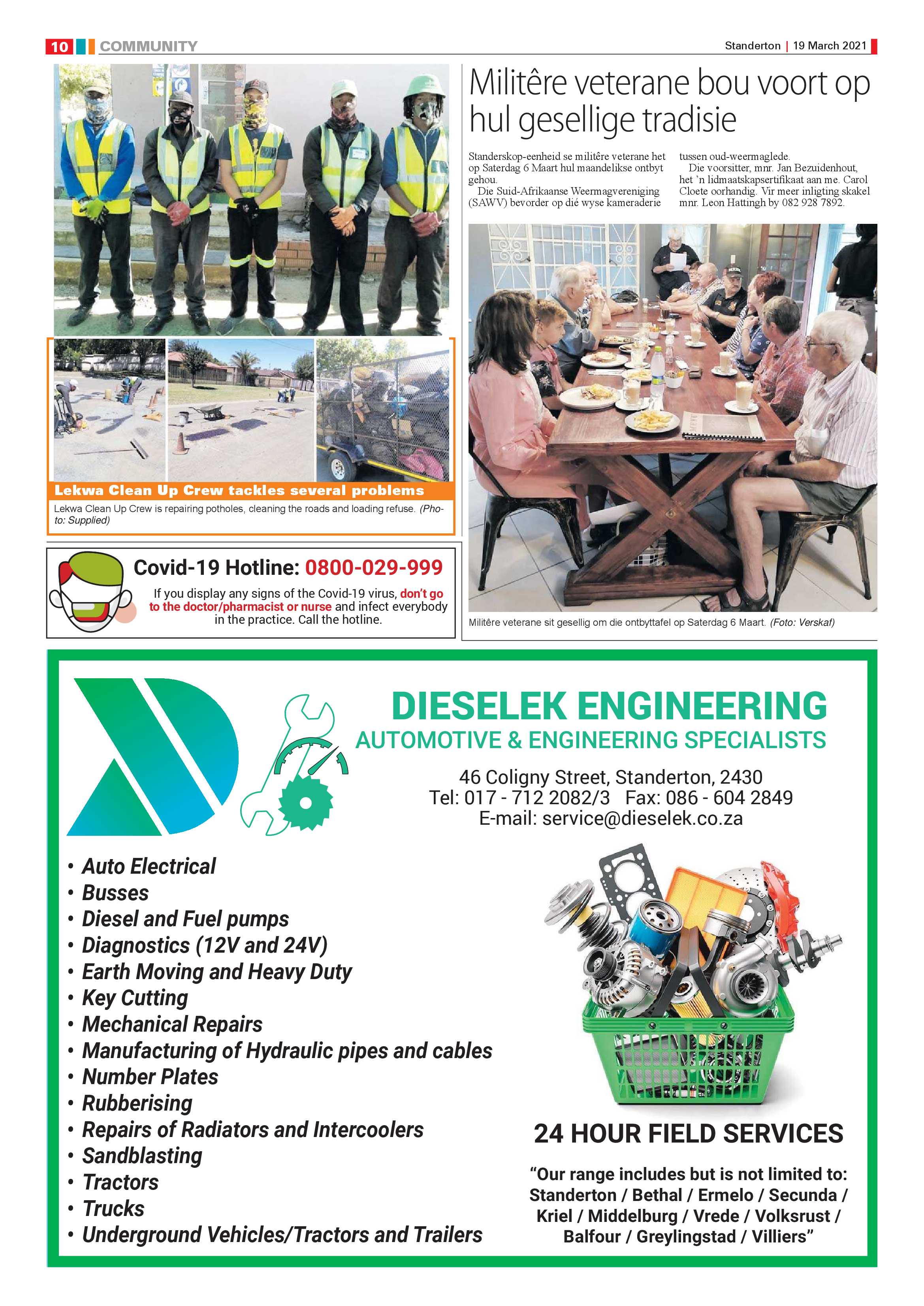 Standerton Advertiser 19 March 2021 page 10