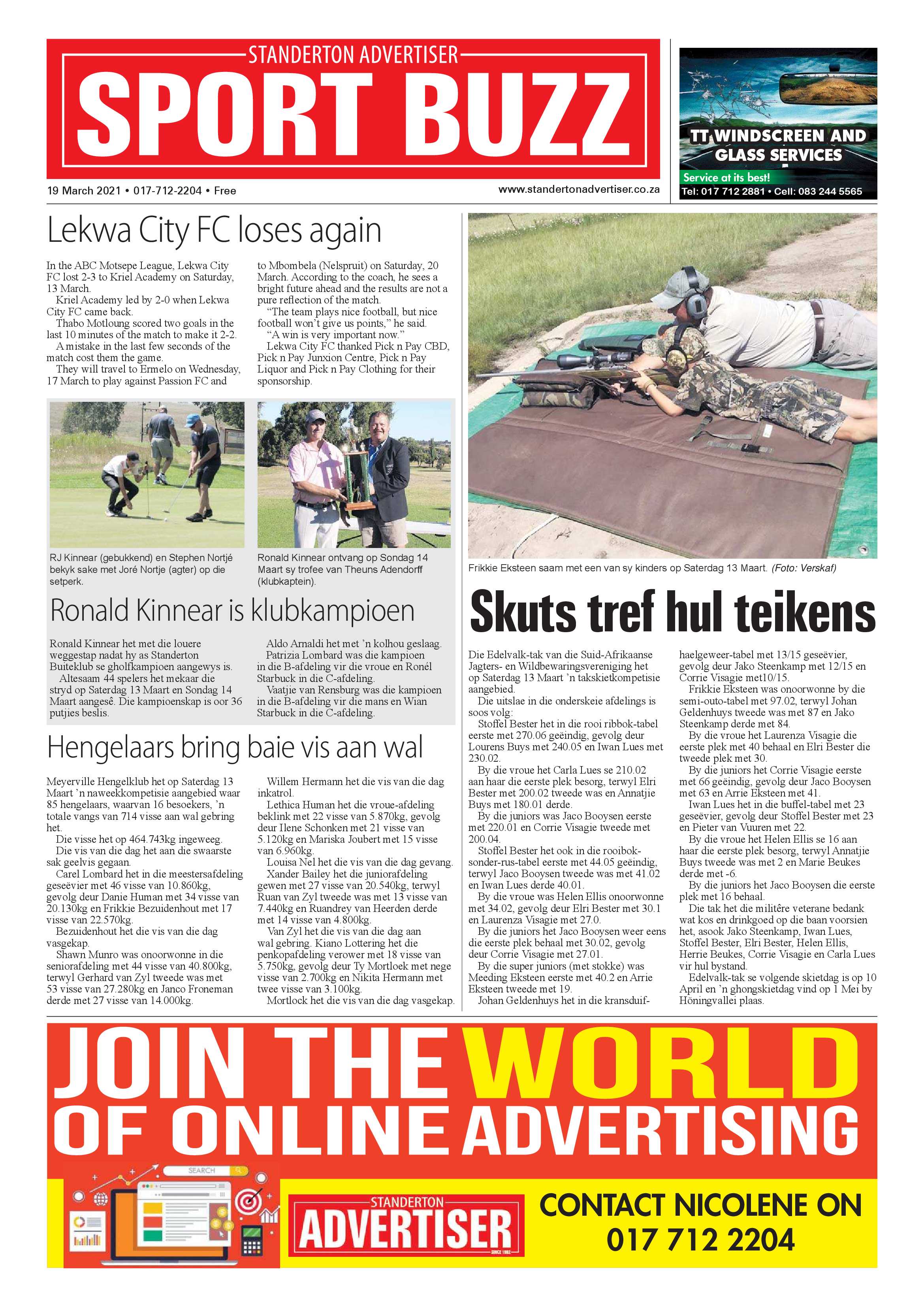 Standerton Advertiser 19 March 2021 page 12