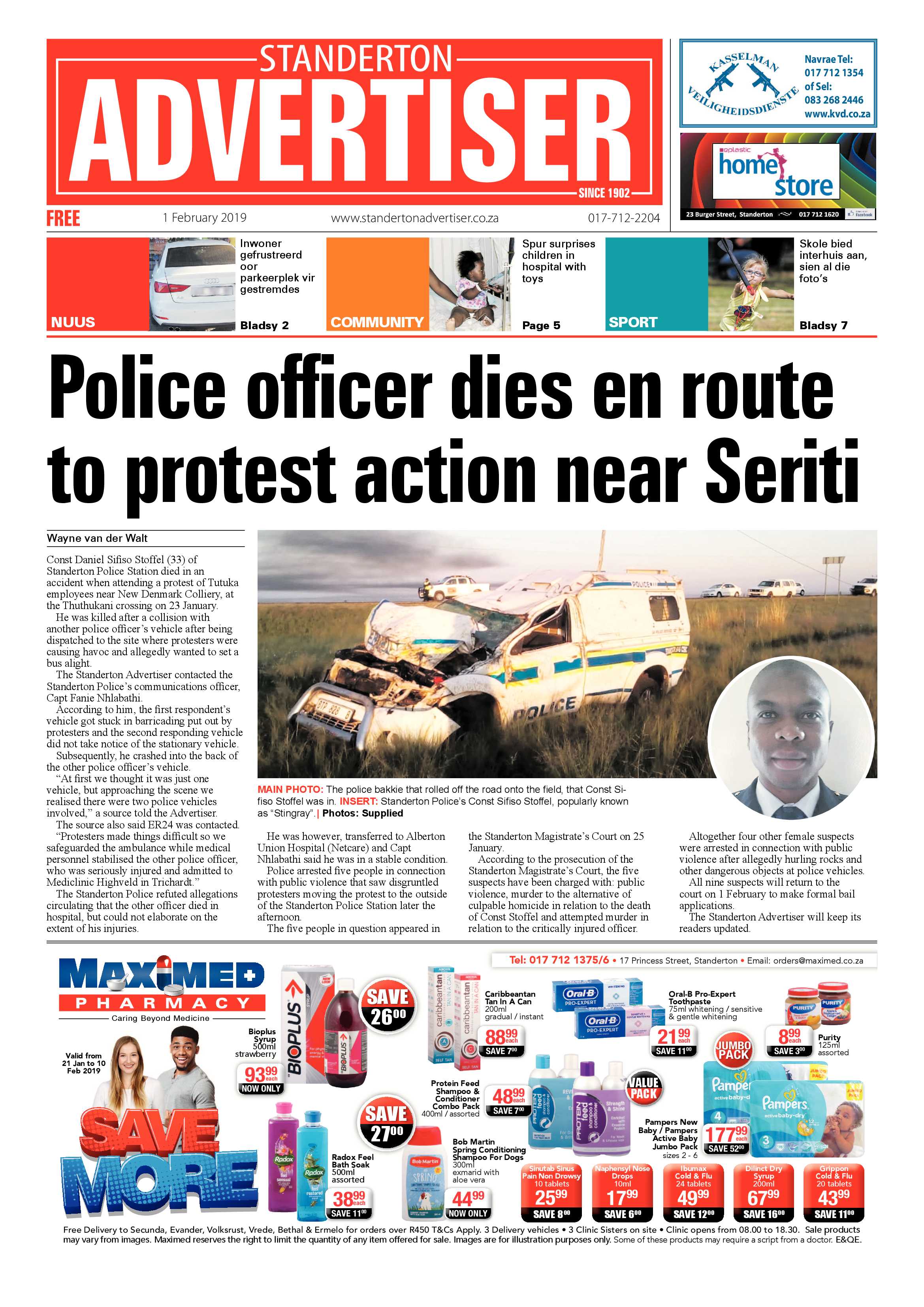 Standerton Advertiser 1 February - Standerton Advertiser