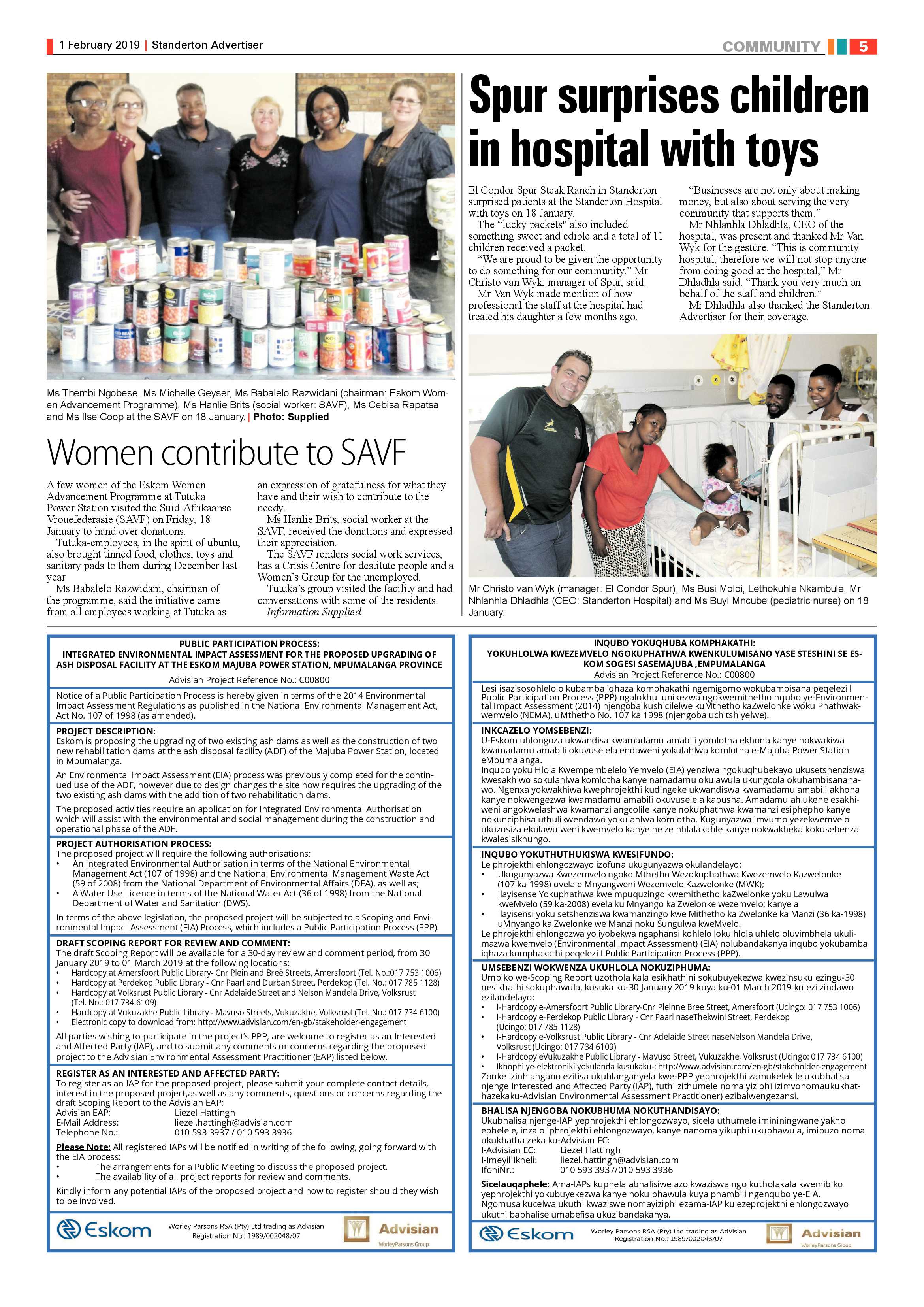 Standerton Advertiser 1 February page 5