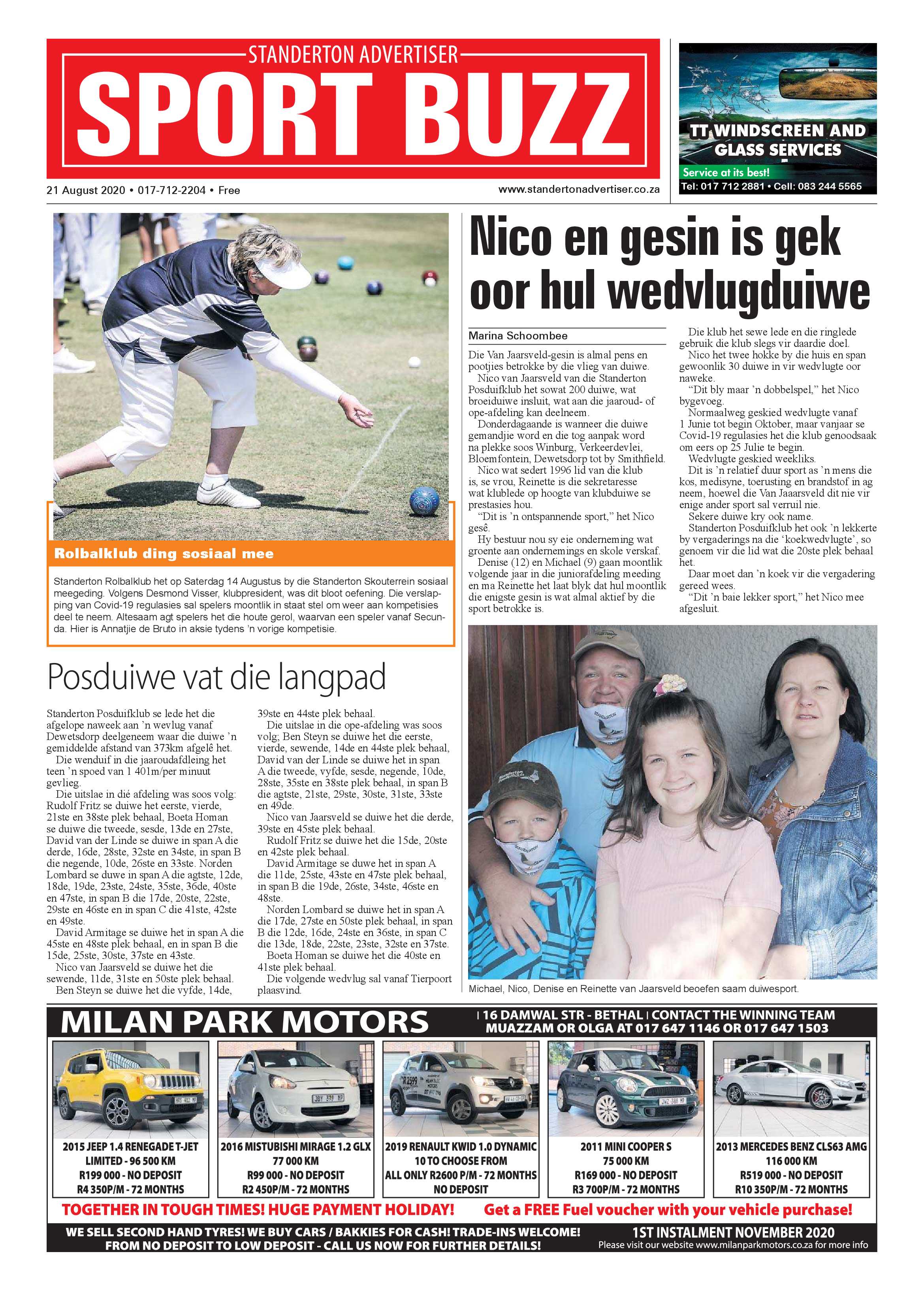 Standerton Advertiser 21 August 2020 page 8