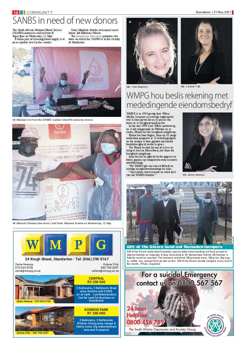 Standerton Advertiser 21 May 2021 page 10
