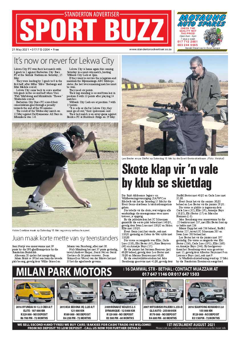 Standerton Advertiser 21 May 2021 page 12