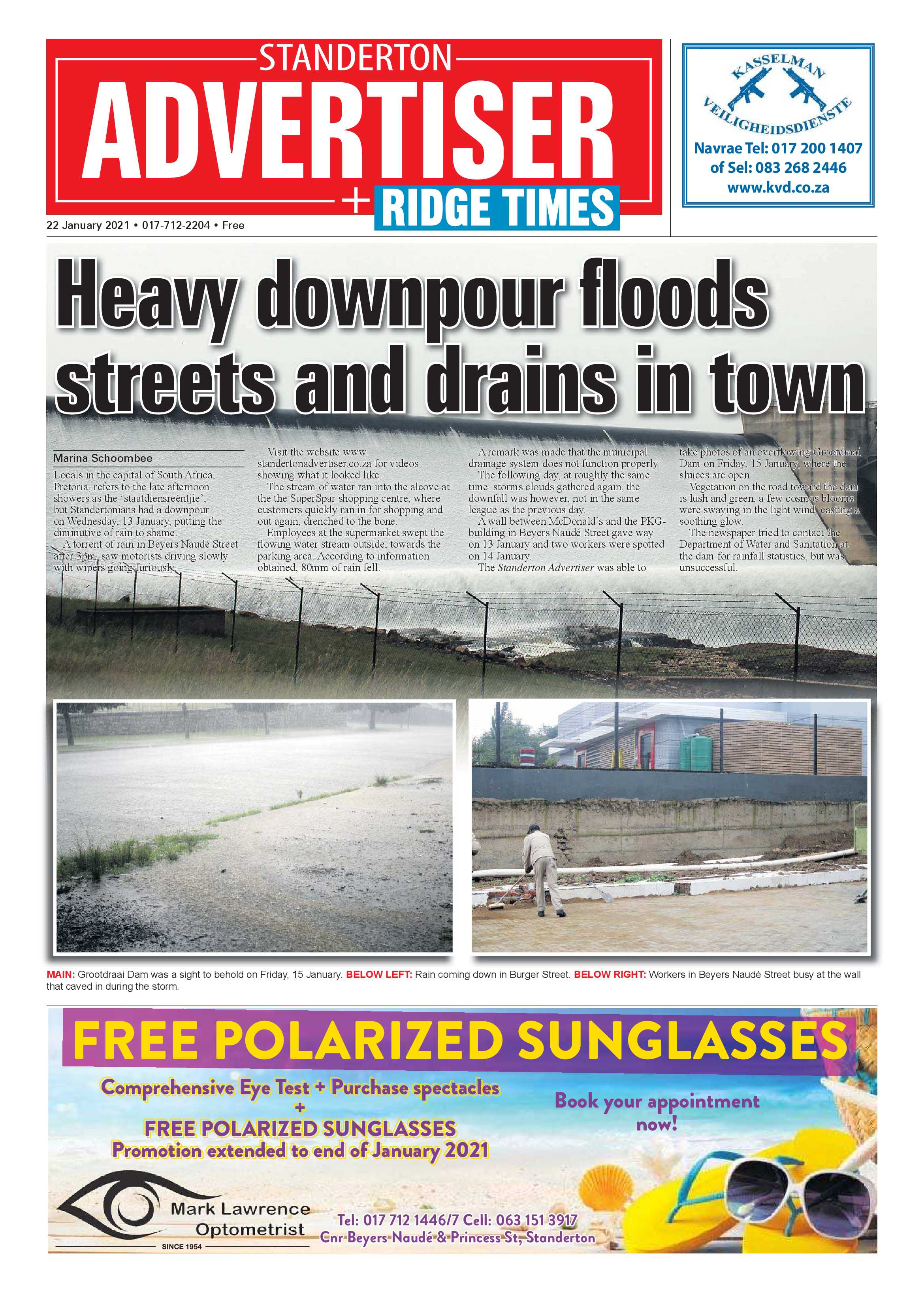 Standerton Advertiser 22 January 2021 page 1
