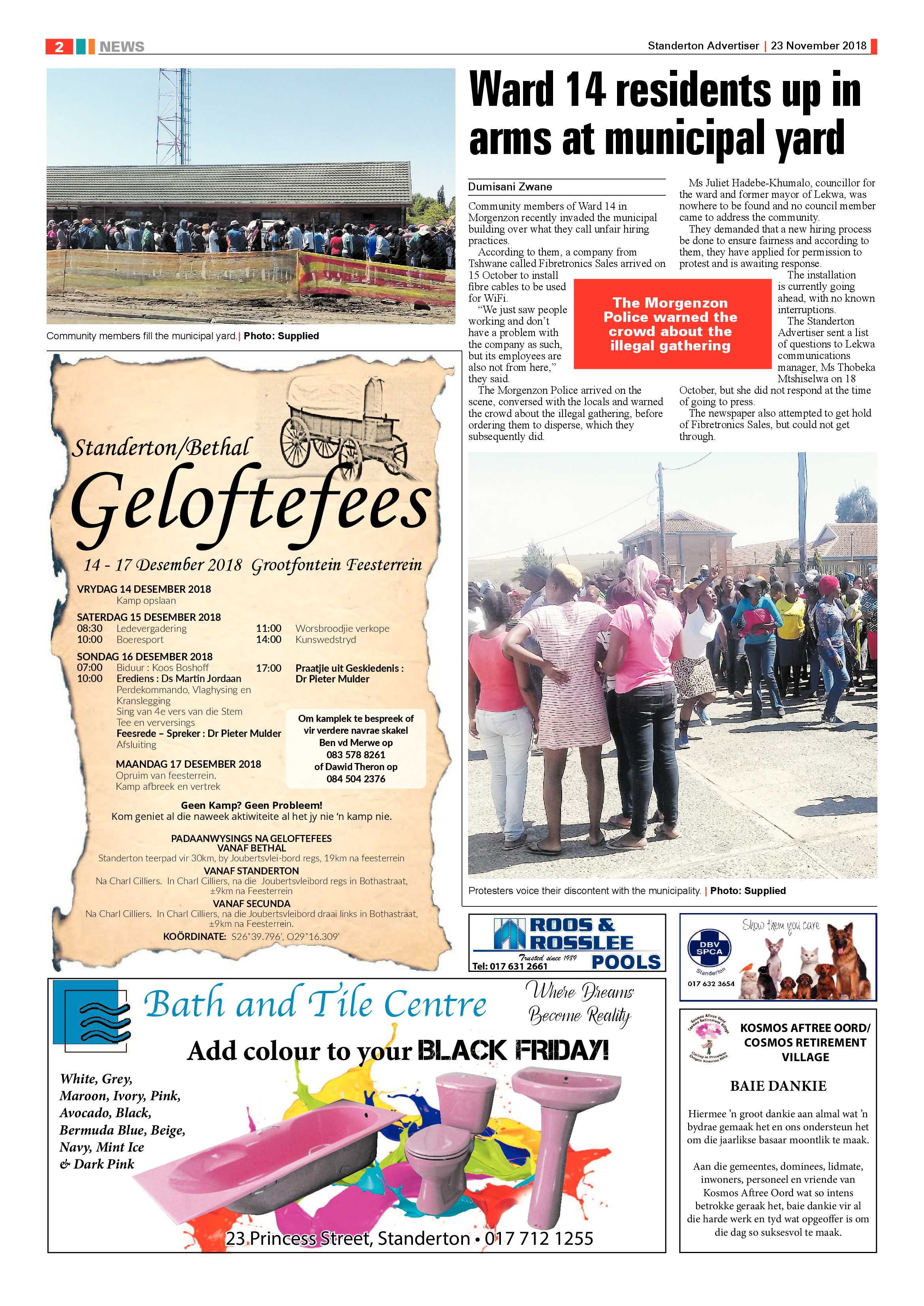 Standerton Advertiser 23 November 2018 page 2