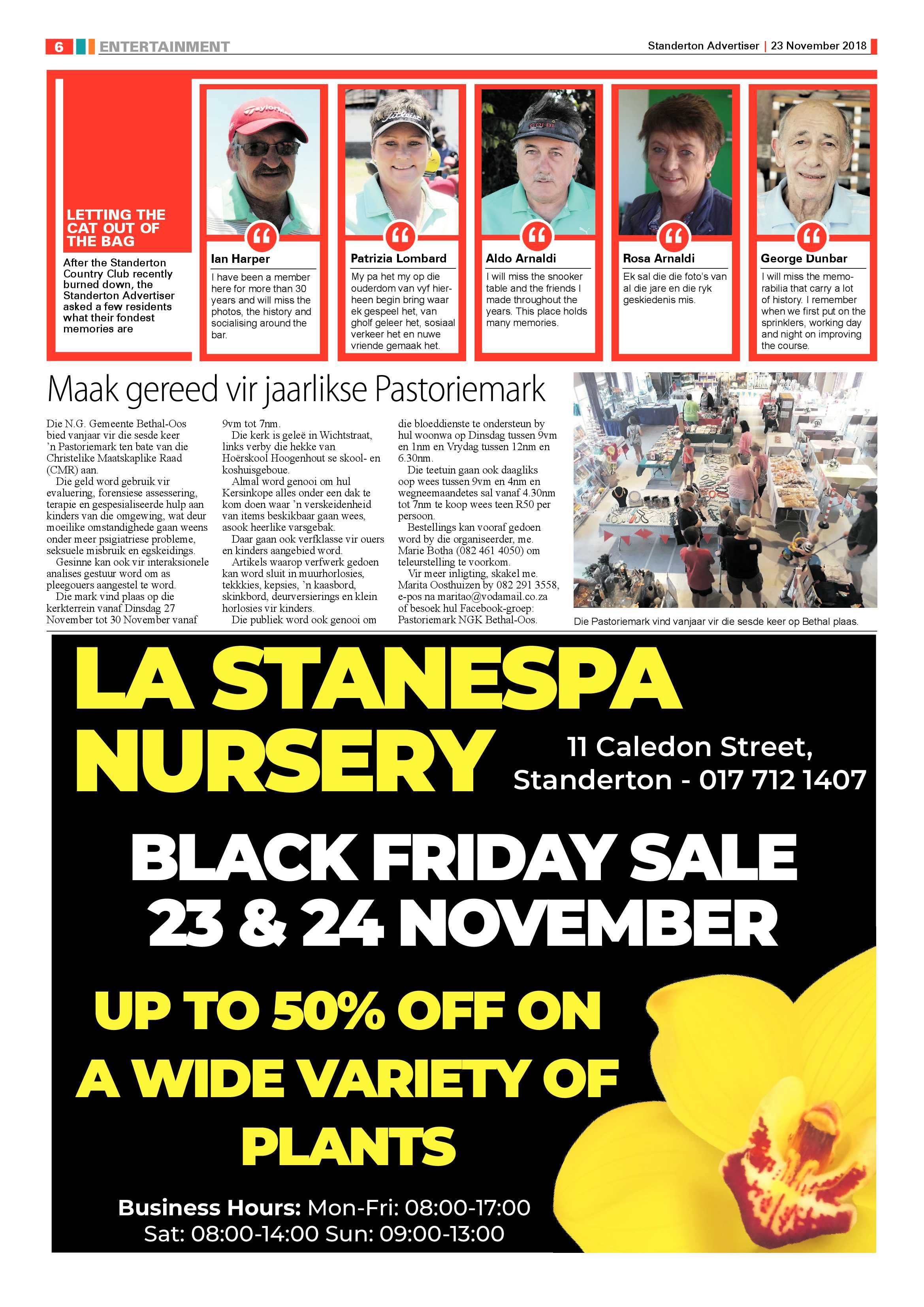 Standerton Advertiser 23 November 2018 page 6