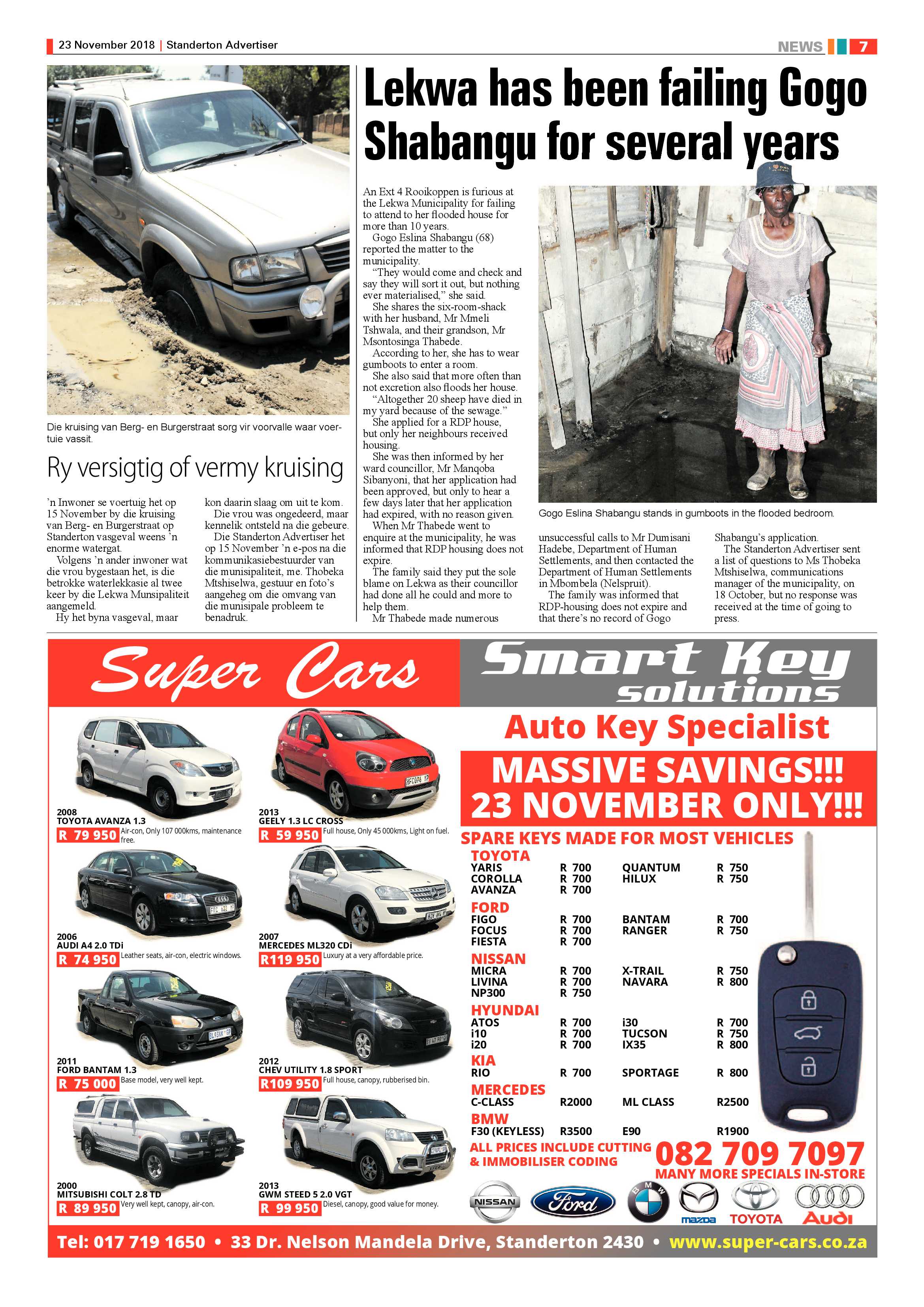 Standerton Advertiser 23 November 2018 page 7