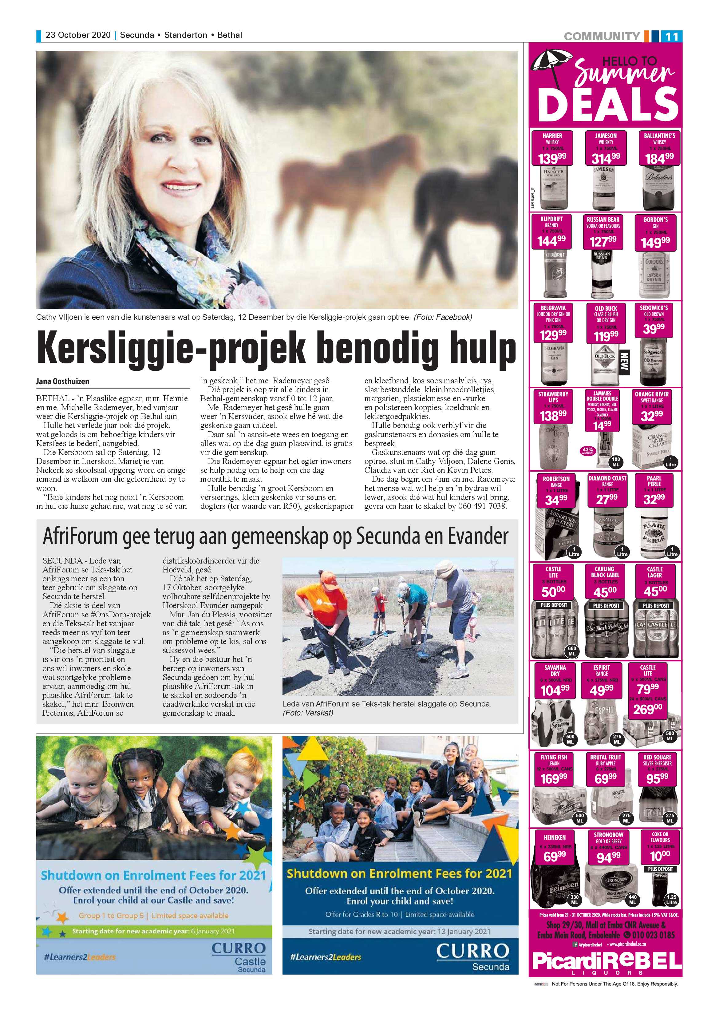 Standerton Advertiser 23 October 2020 page 11