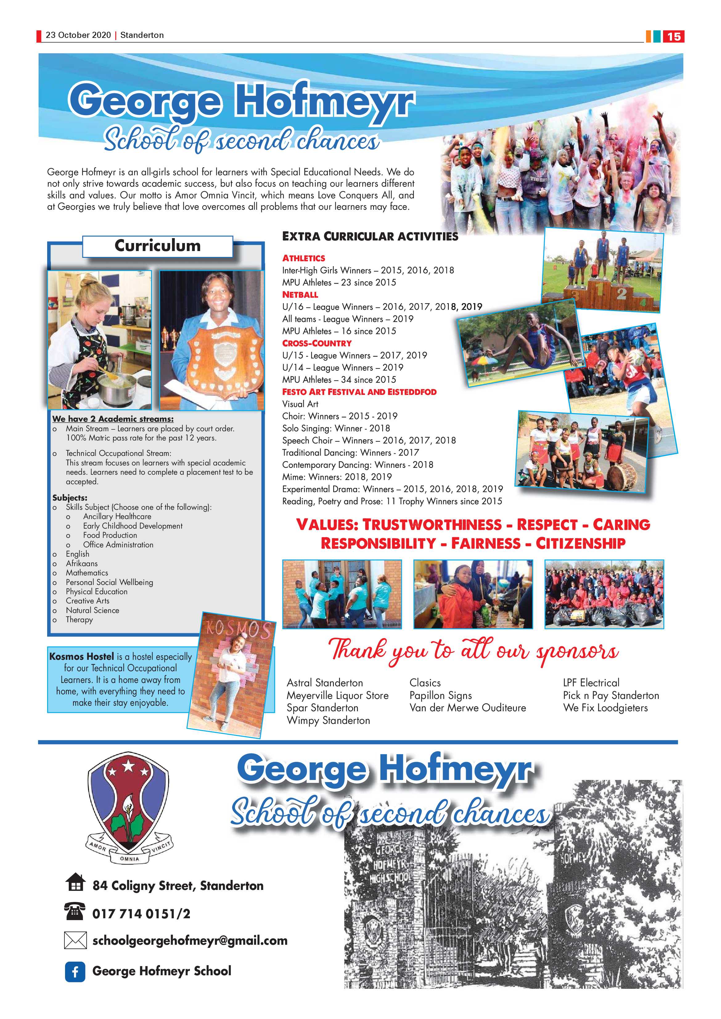 Standerton Advertiser 23 October 2020 page 15