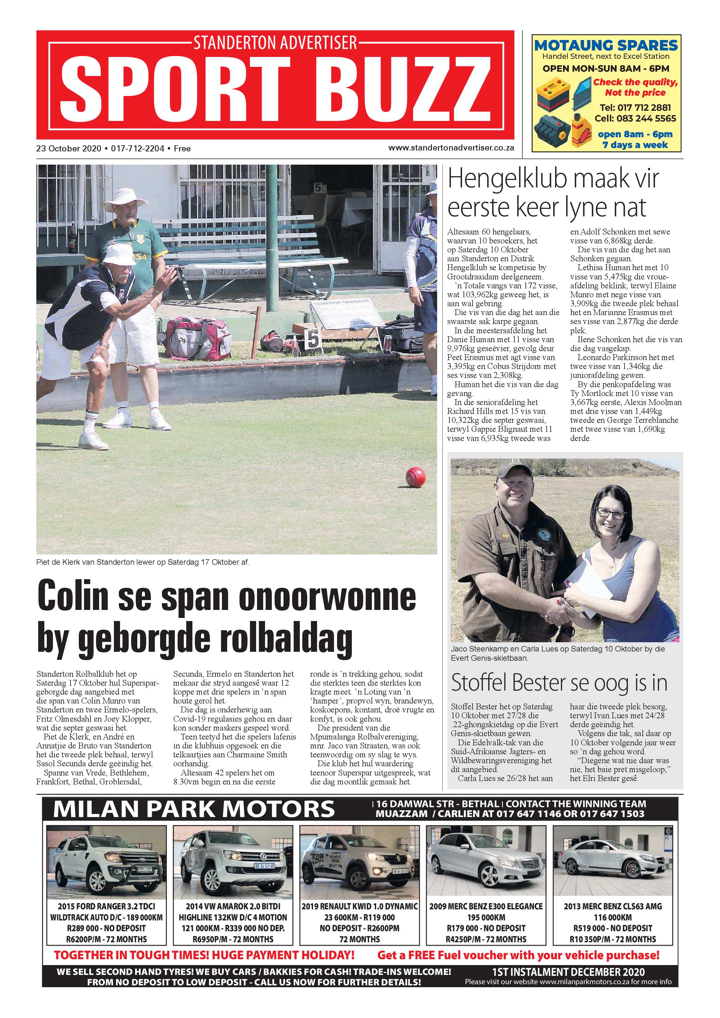 Standerton Advertiser 23 October 2020 page 16