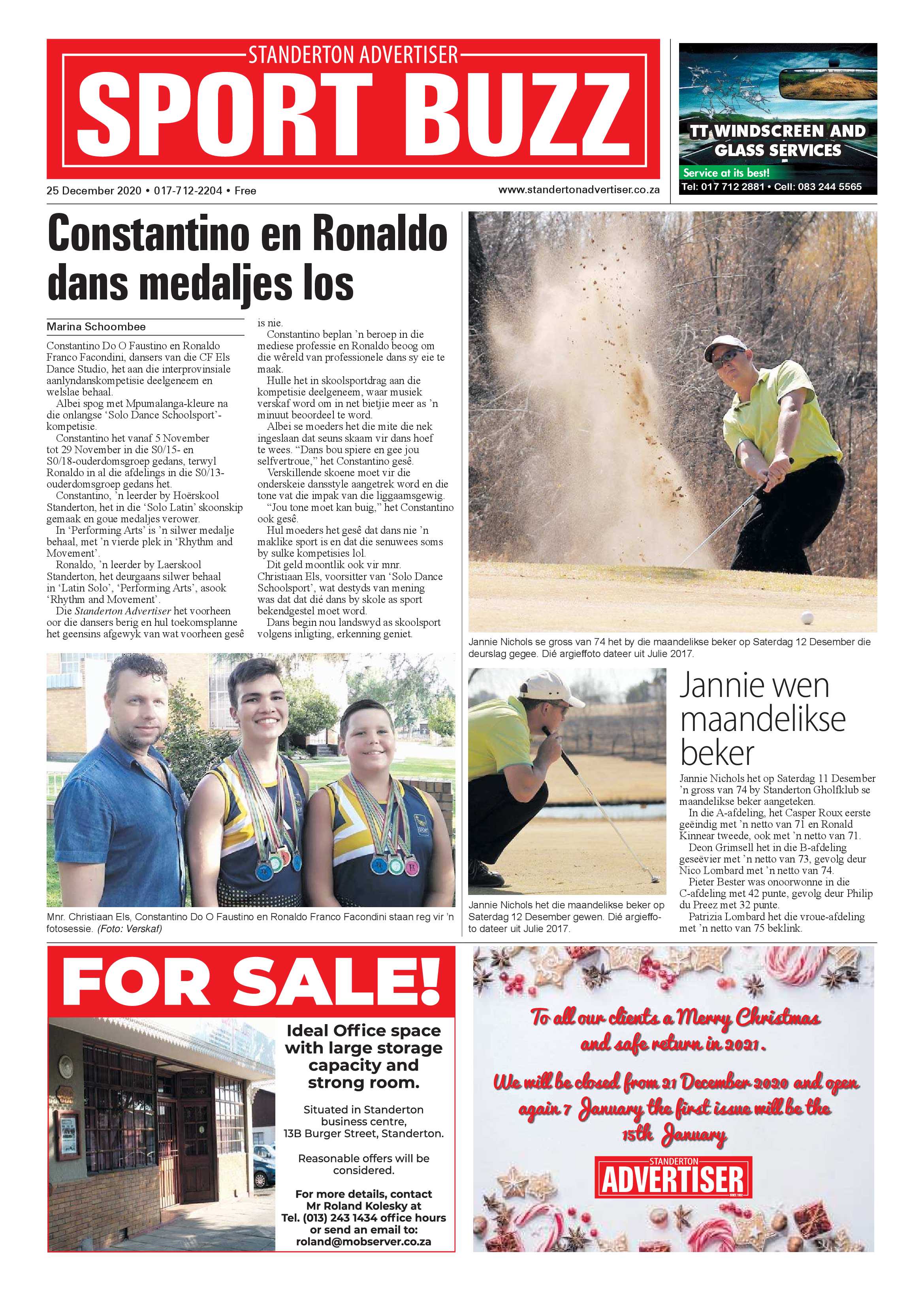 Standerton Advertiser 25 December 2020 page 4