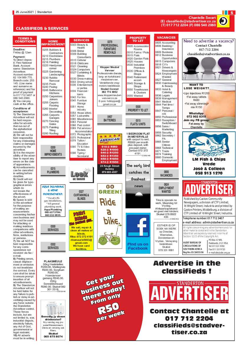 Standerton Advertiser 25 June 2021 page 5