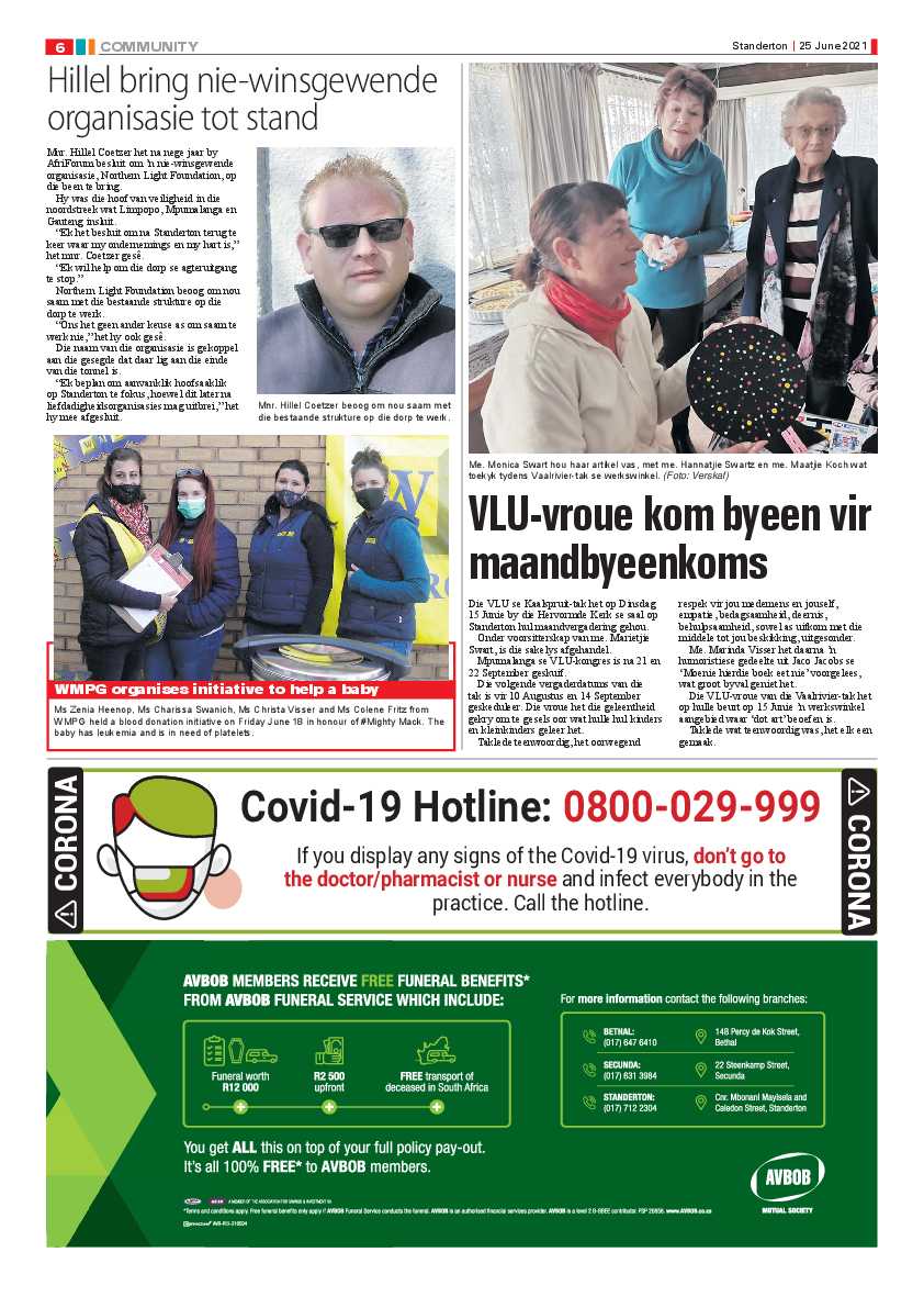 Standerton Advertiser 25 June 2021 page 6