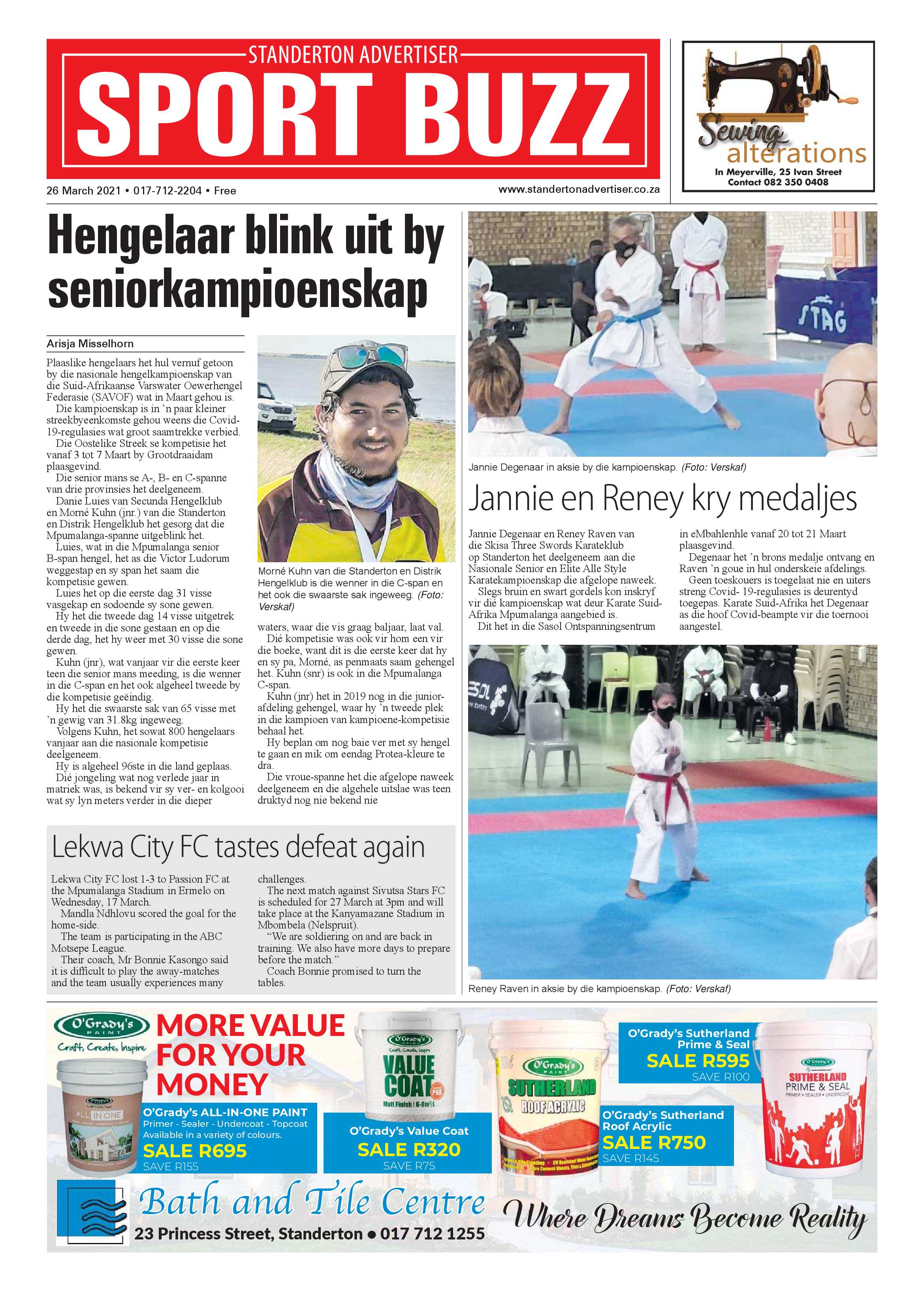 Standerton Advertiser 26 March 2021 page 16
