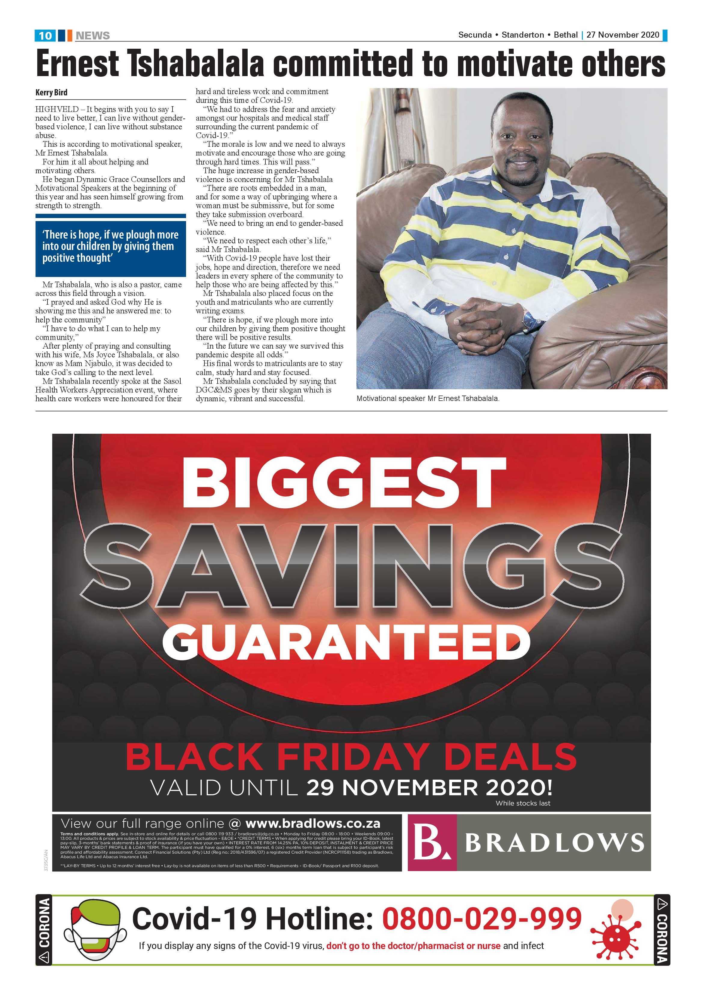 Standerton Advertiser 27 November 2020 page 10
