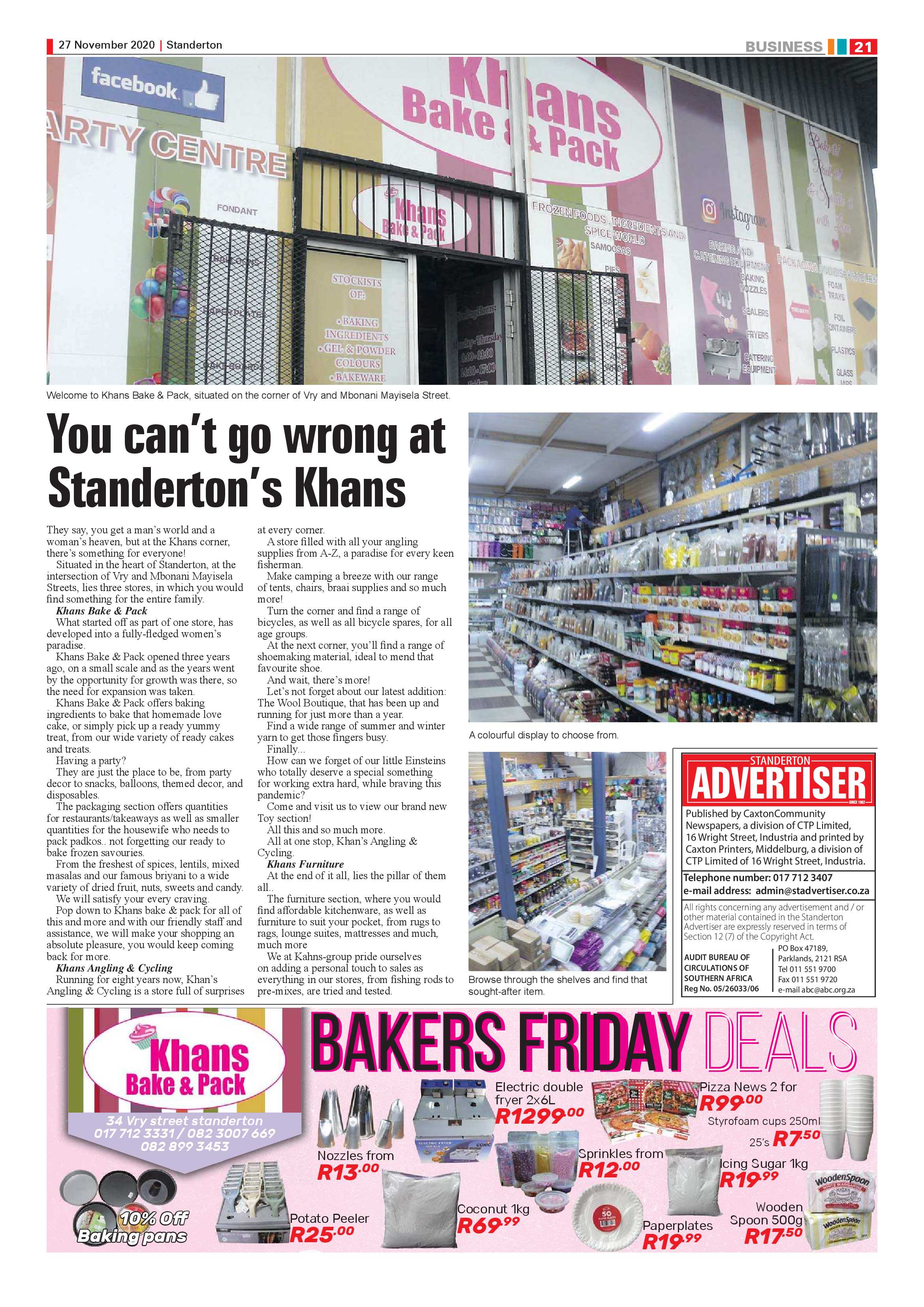 Standerton Advertiser 27 November 2020 page 21