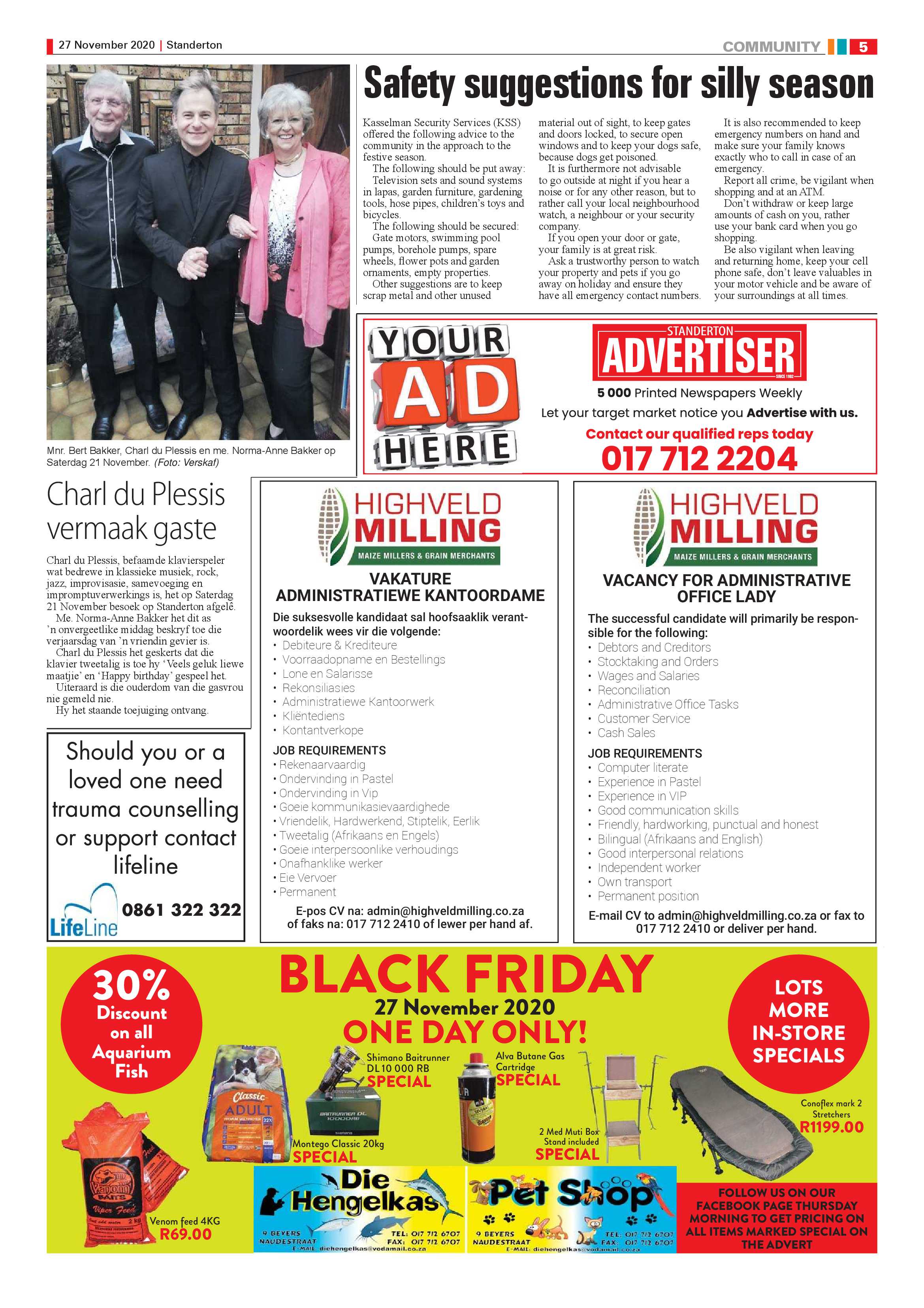 Standerton Advertiser 27 November 2020 page 5