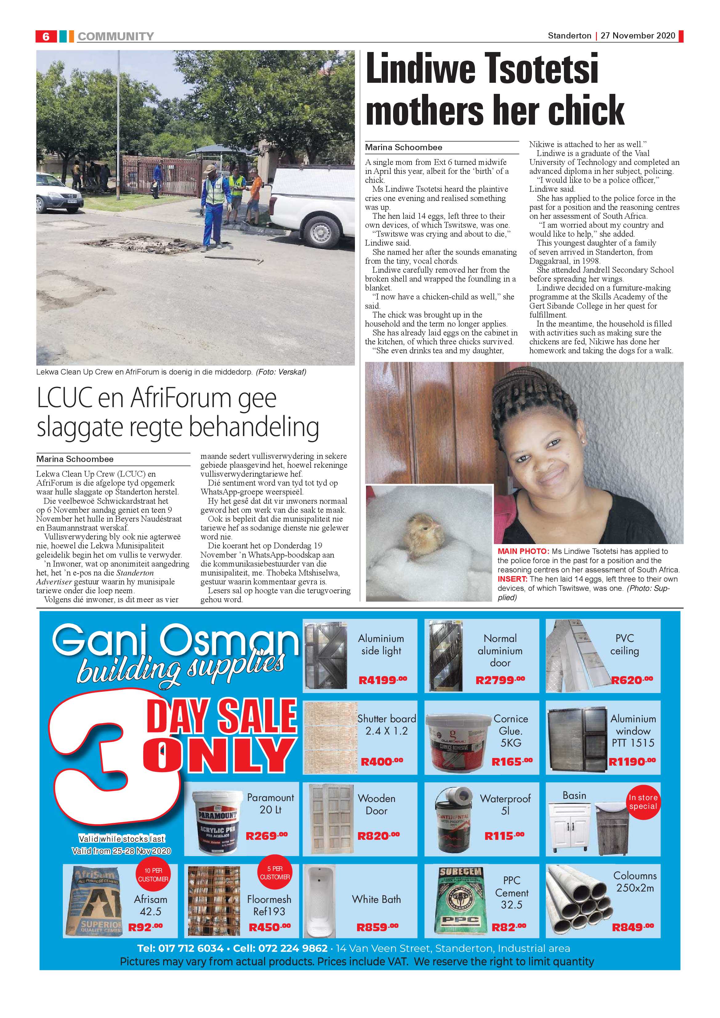 Standerton Advertiser 27 November 2020 page 6