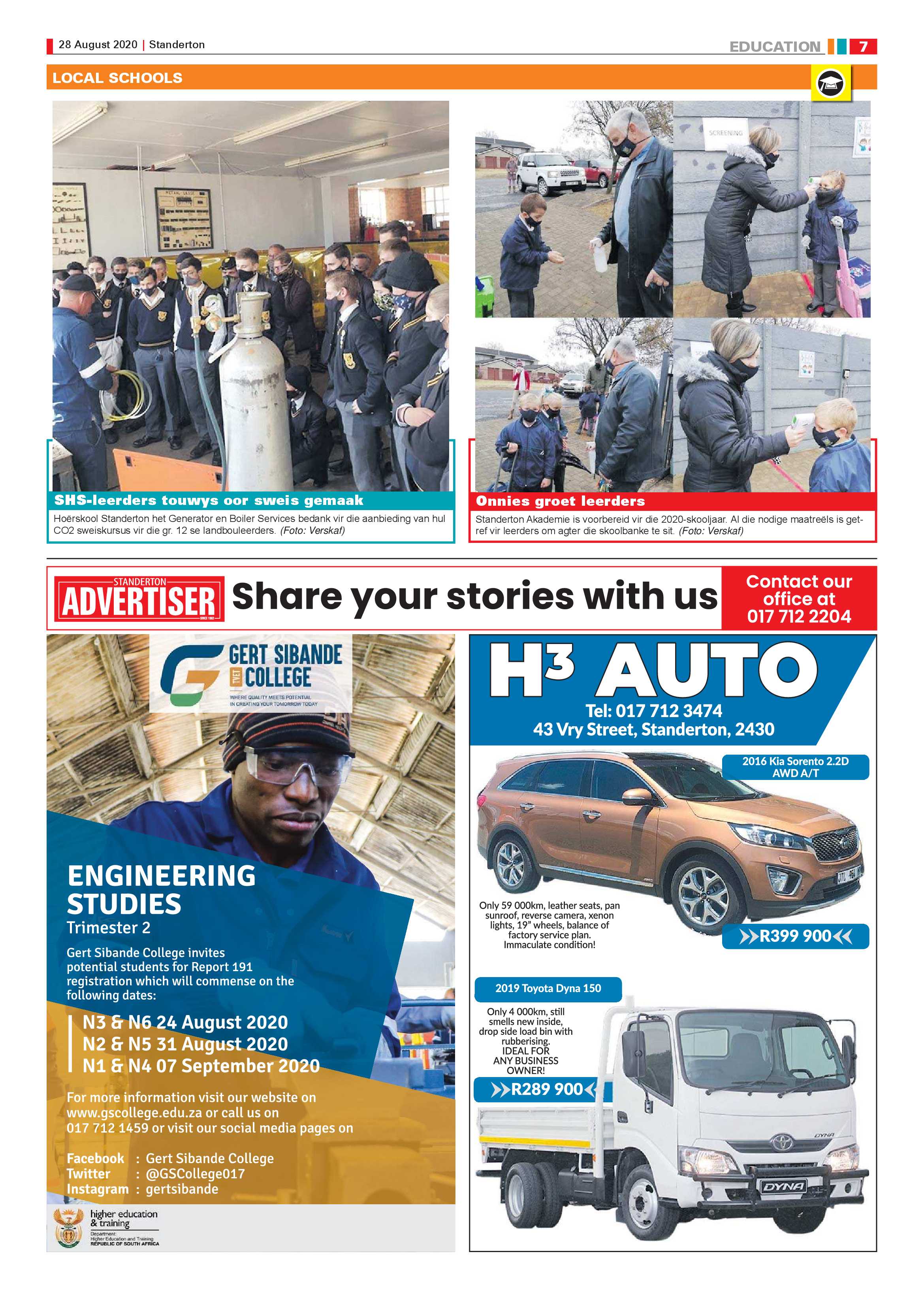 Standerton Advertiser 28 August 2020 page 7
