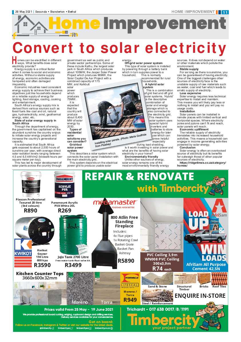 Standerton Advertiser 28 May 2021 page 11