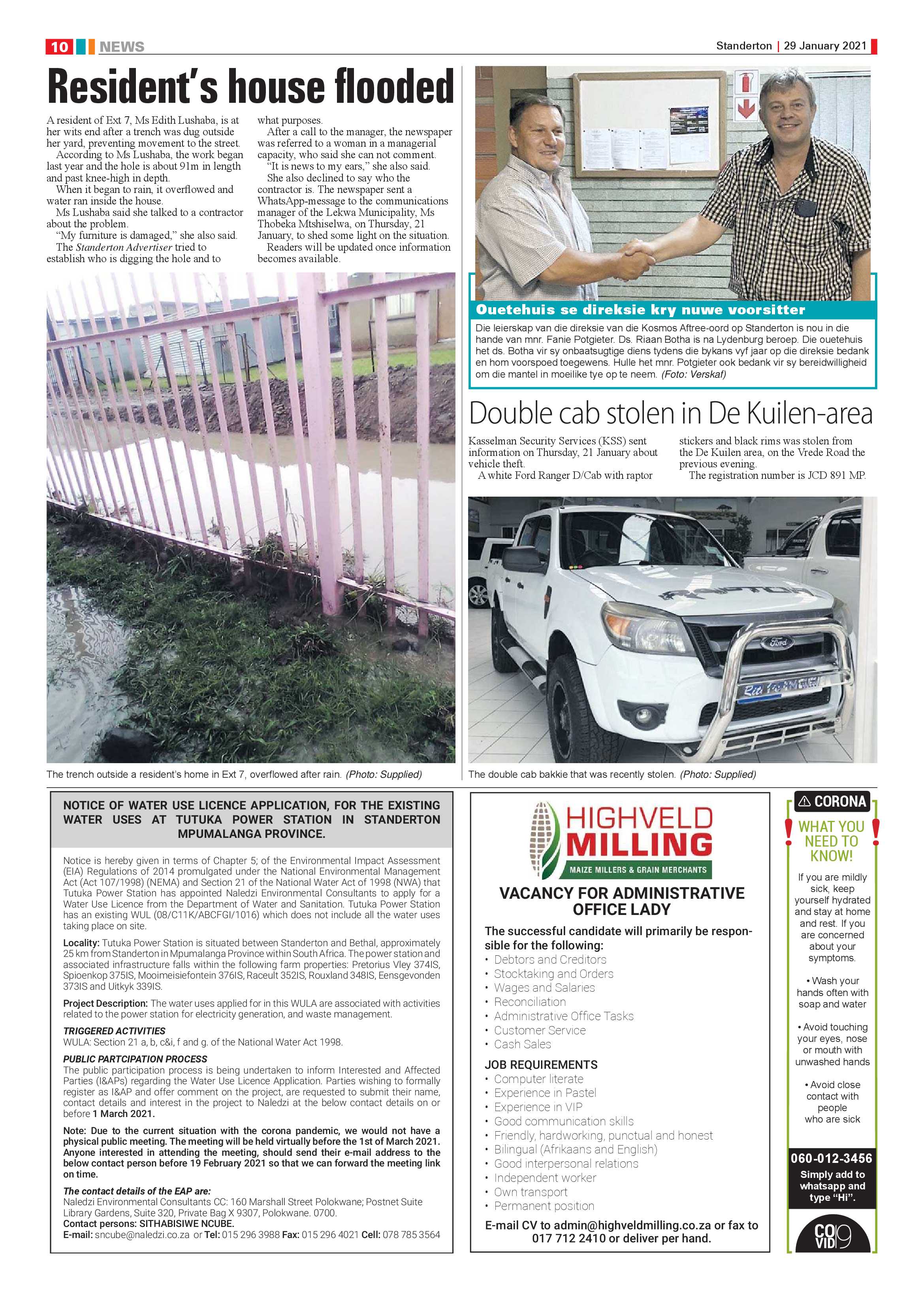 Standerton Advertiser 29 January 2021 page 10