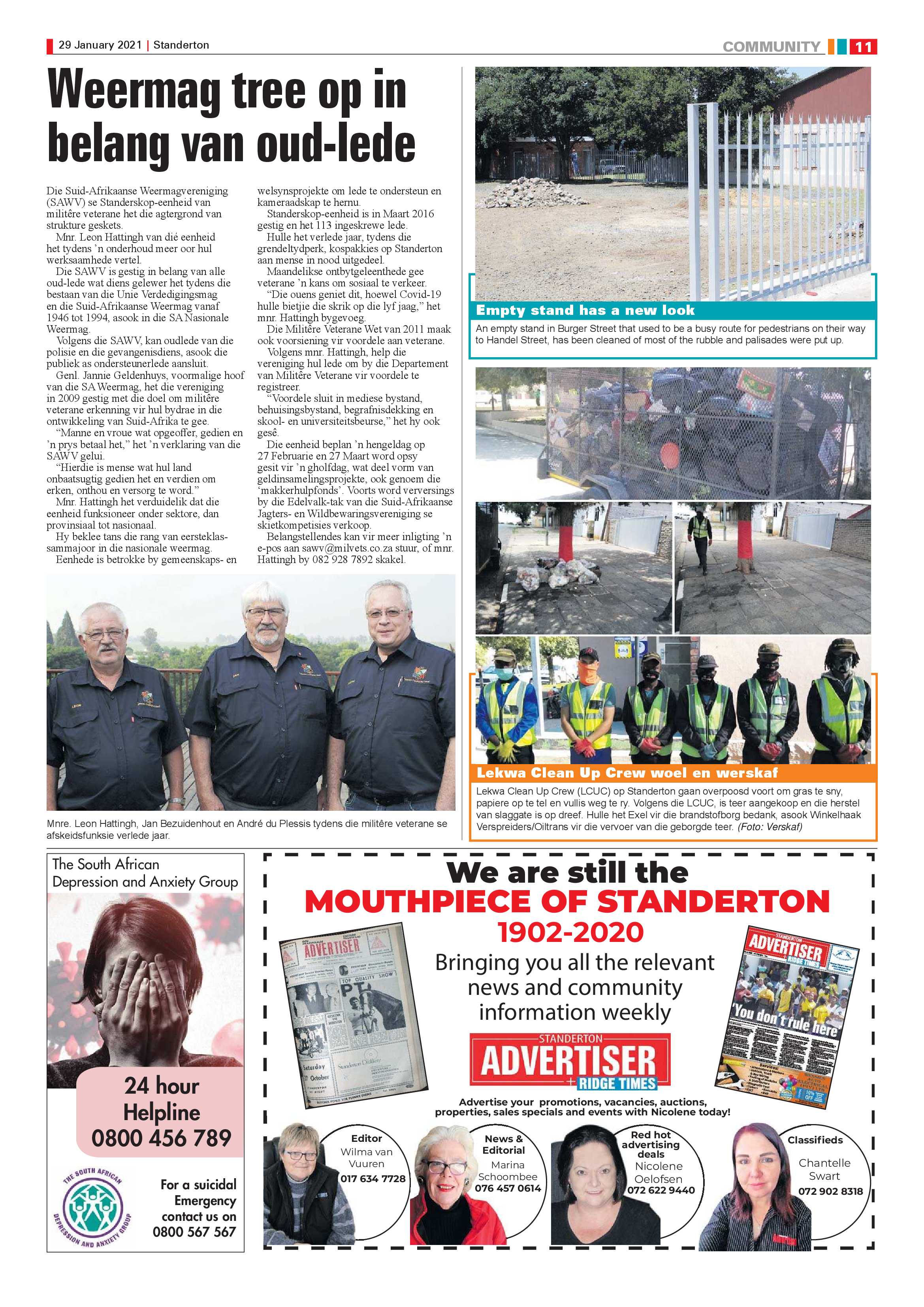 Standerton Advertiser 29 January 2021 page 11