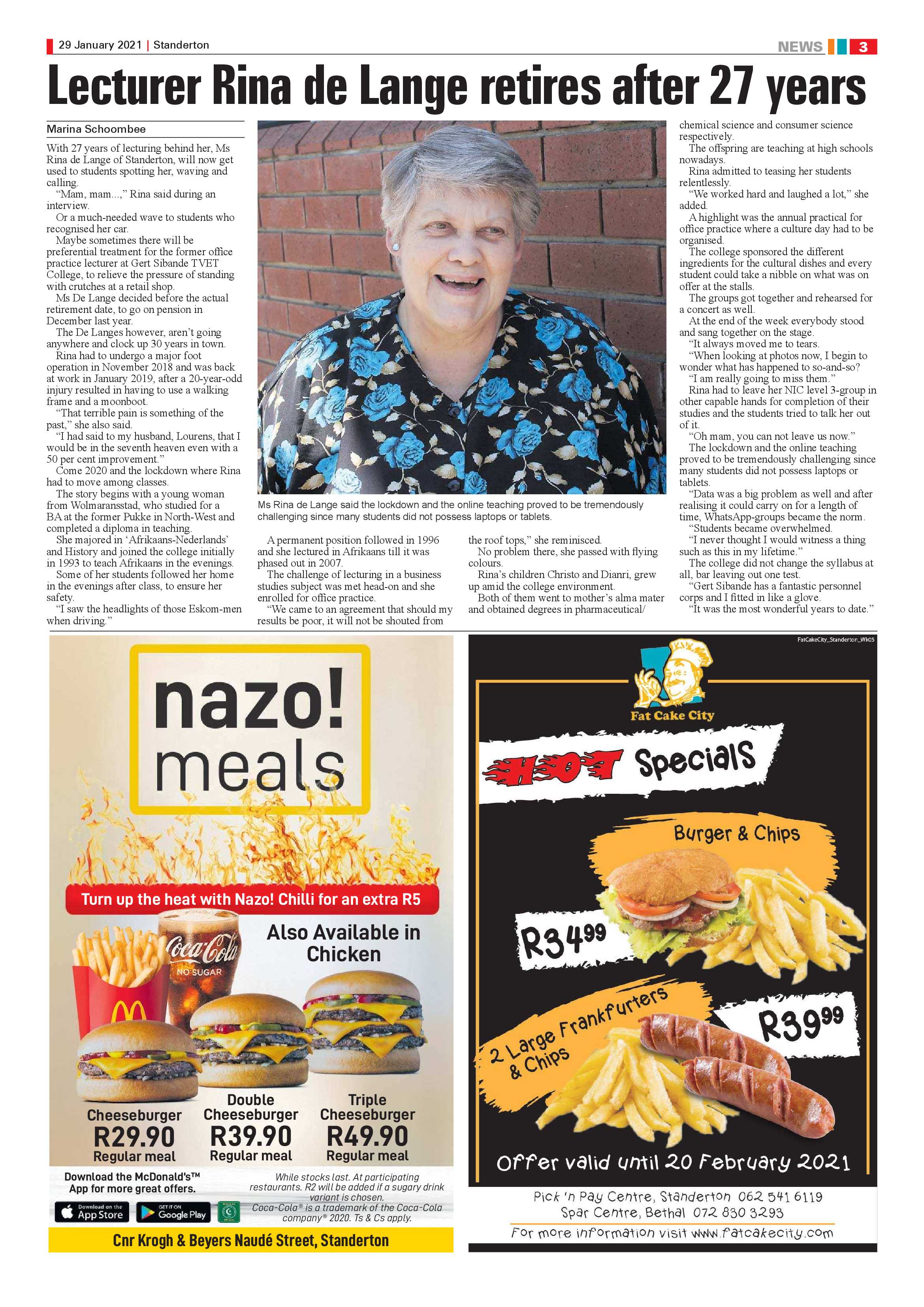 Standerton Advertiser 29 January 2021 page 3