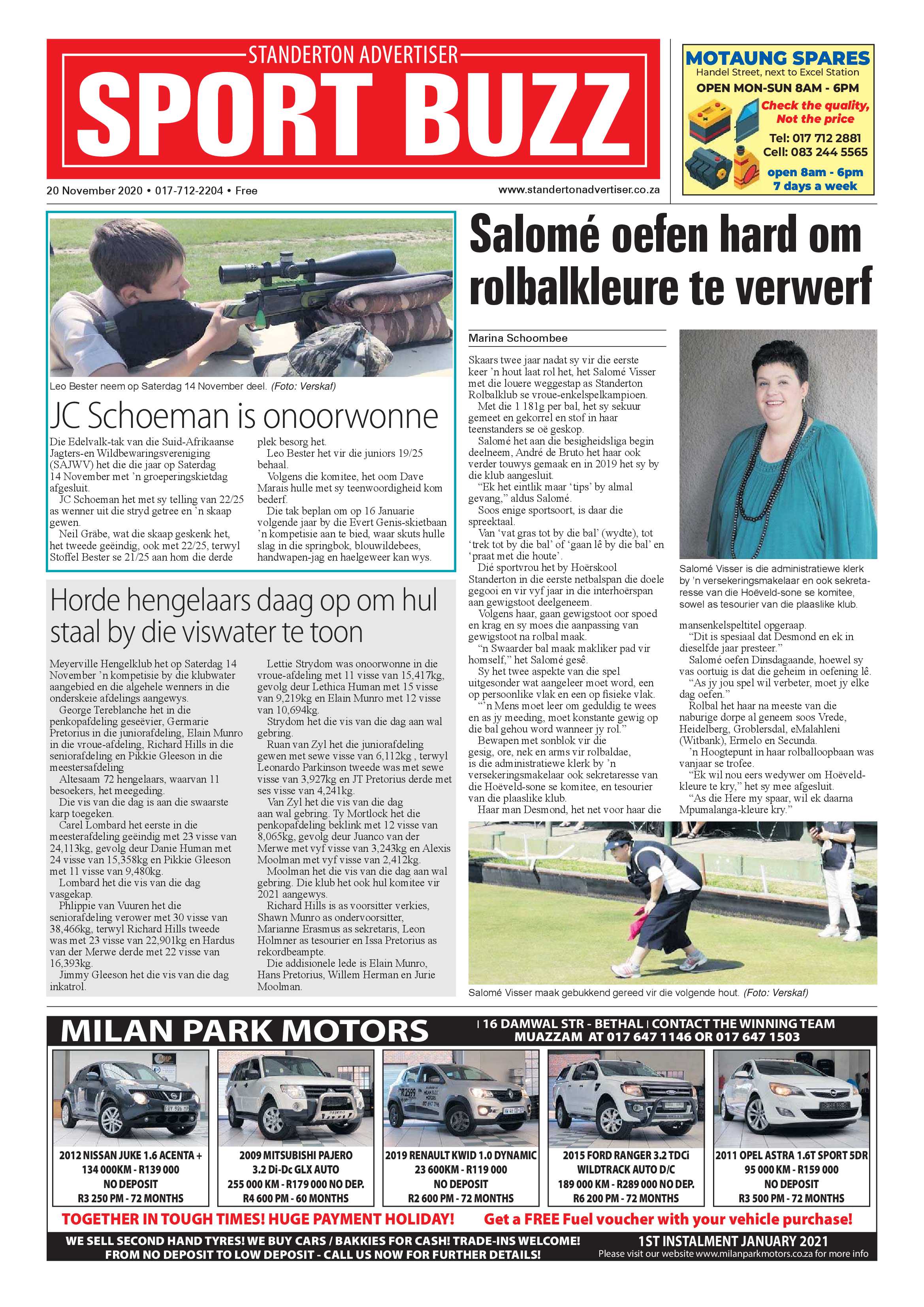 Standerton Advertiser 20 November 2020 page 12