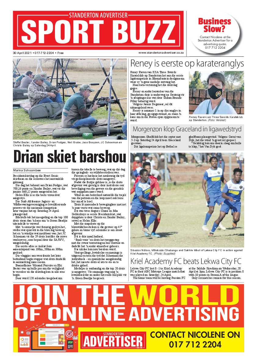 Standerton Advertiser 30 April 2021 page 16
