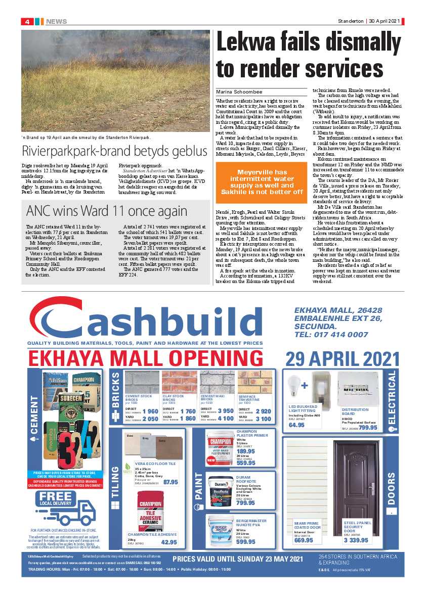 Standerton Advertiser 30 April 2021 page 4