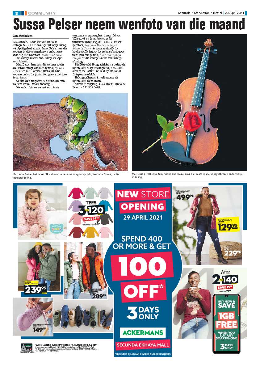 Standerton Advertiser 30 April 2021 page 8