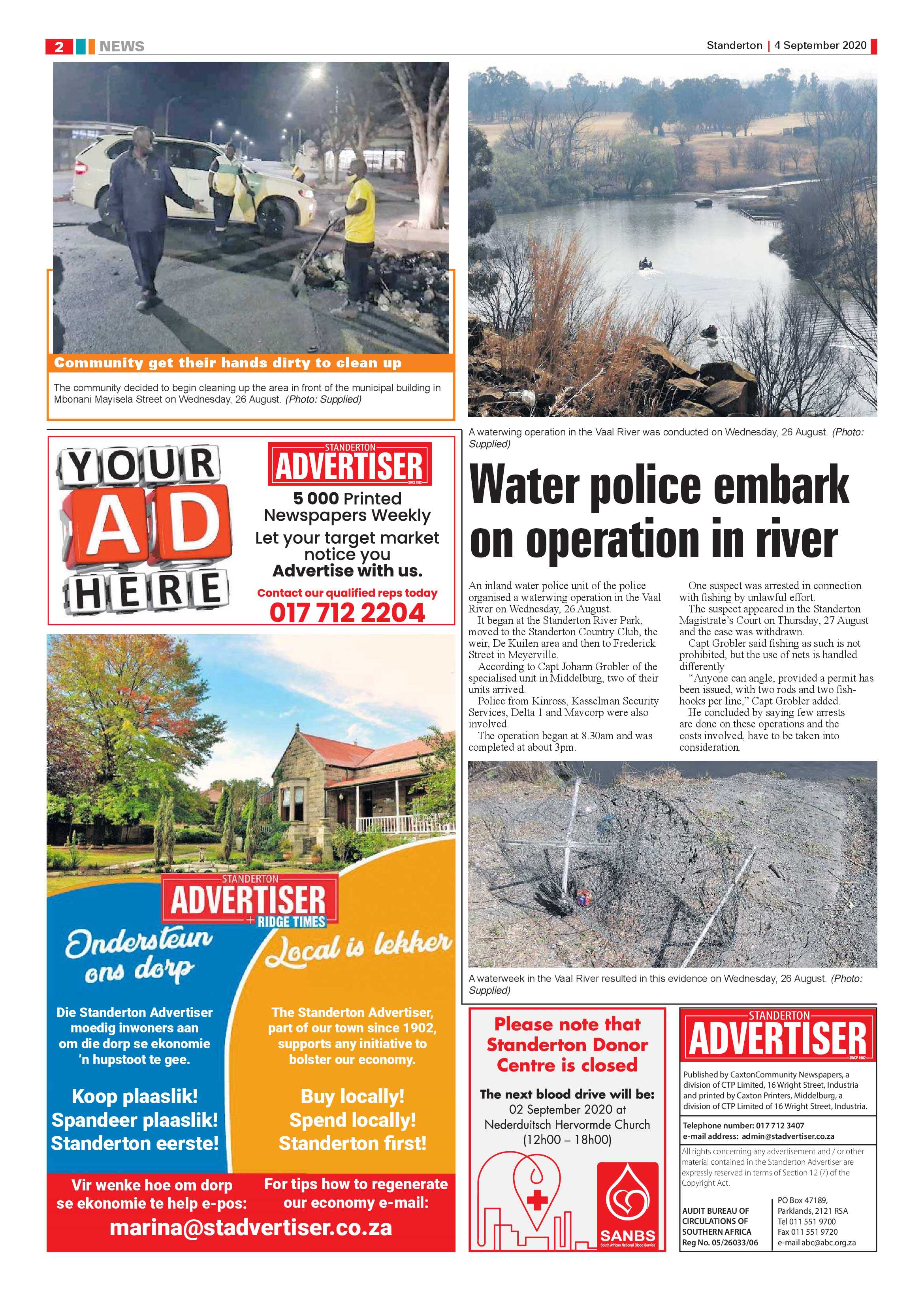 Standerton Advertiser 4 September 2020 page 2