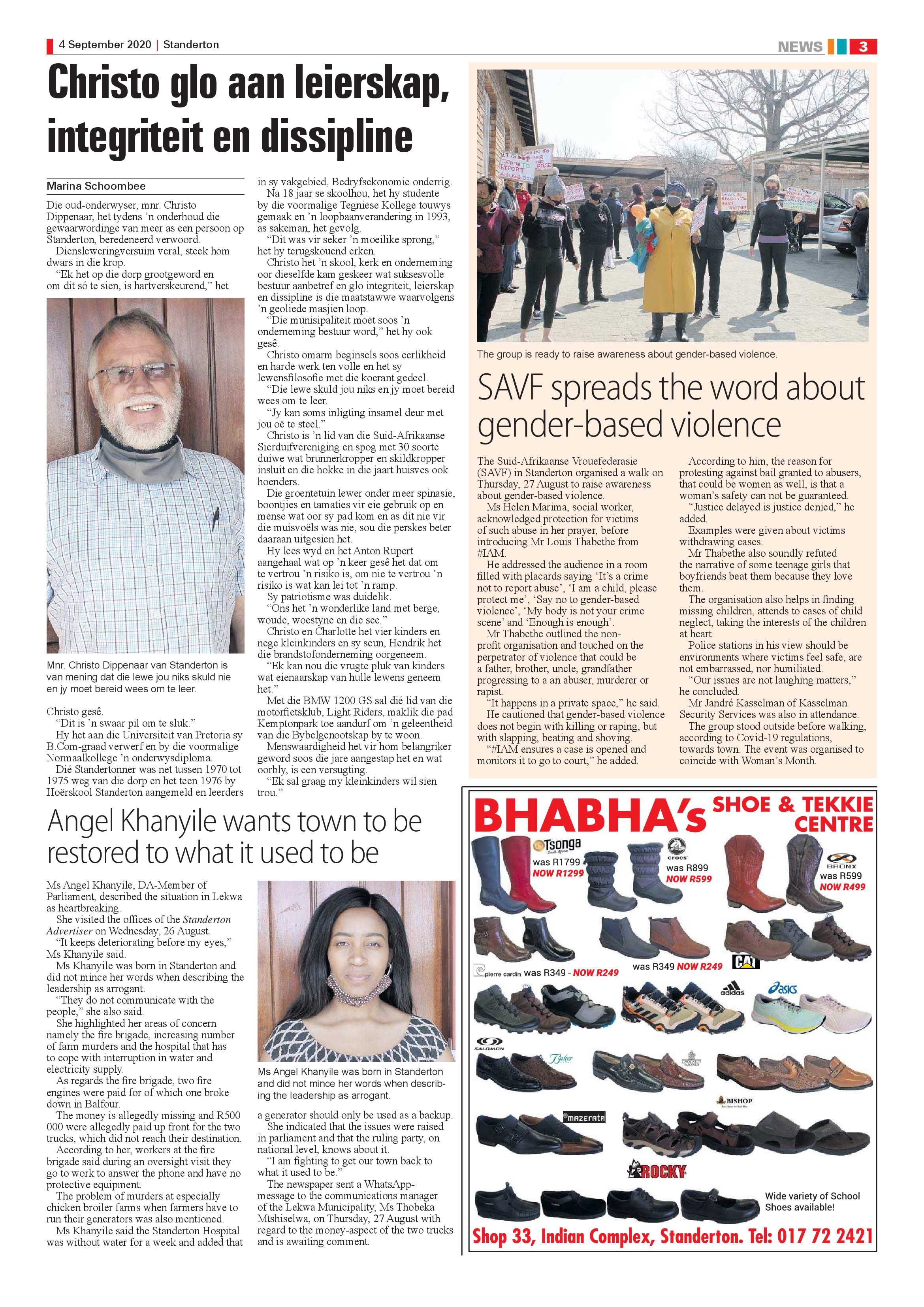 Standerton Advertiser 4 September 2020 page 3