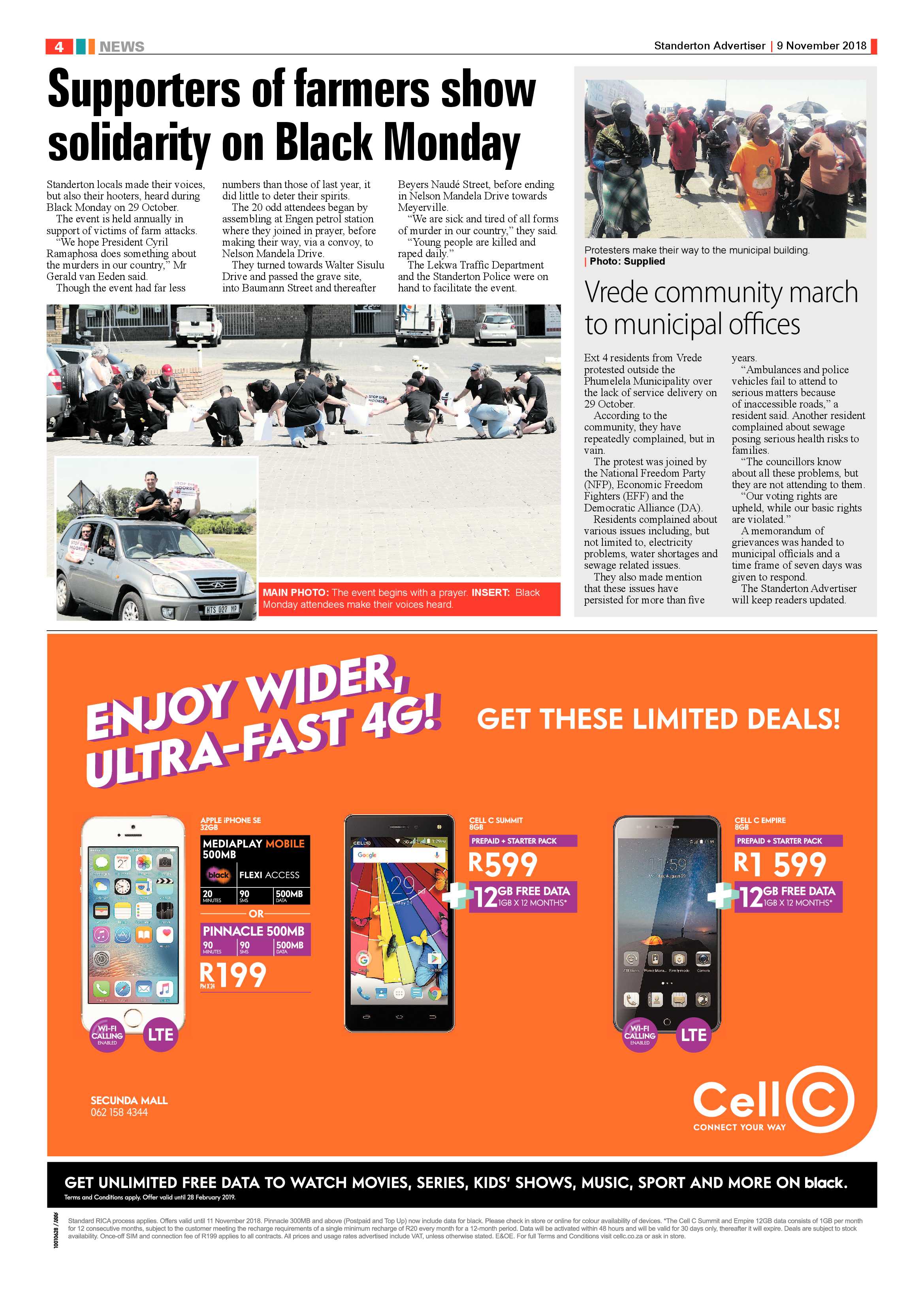 Standerton Advertiser 9 November 2018 page 4