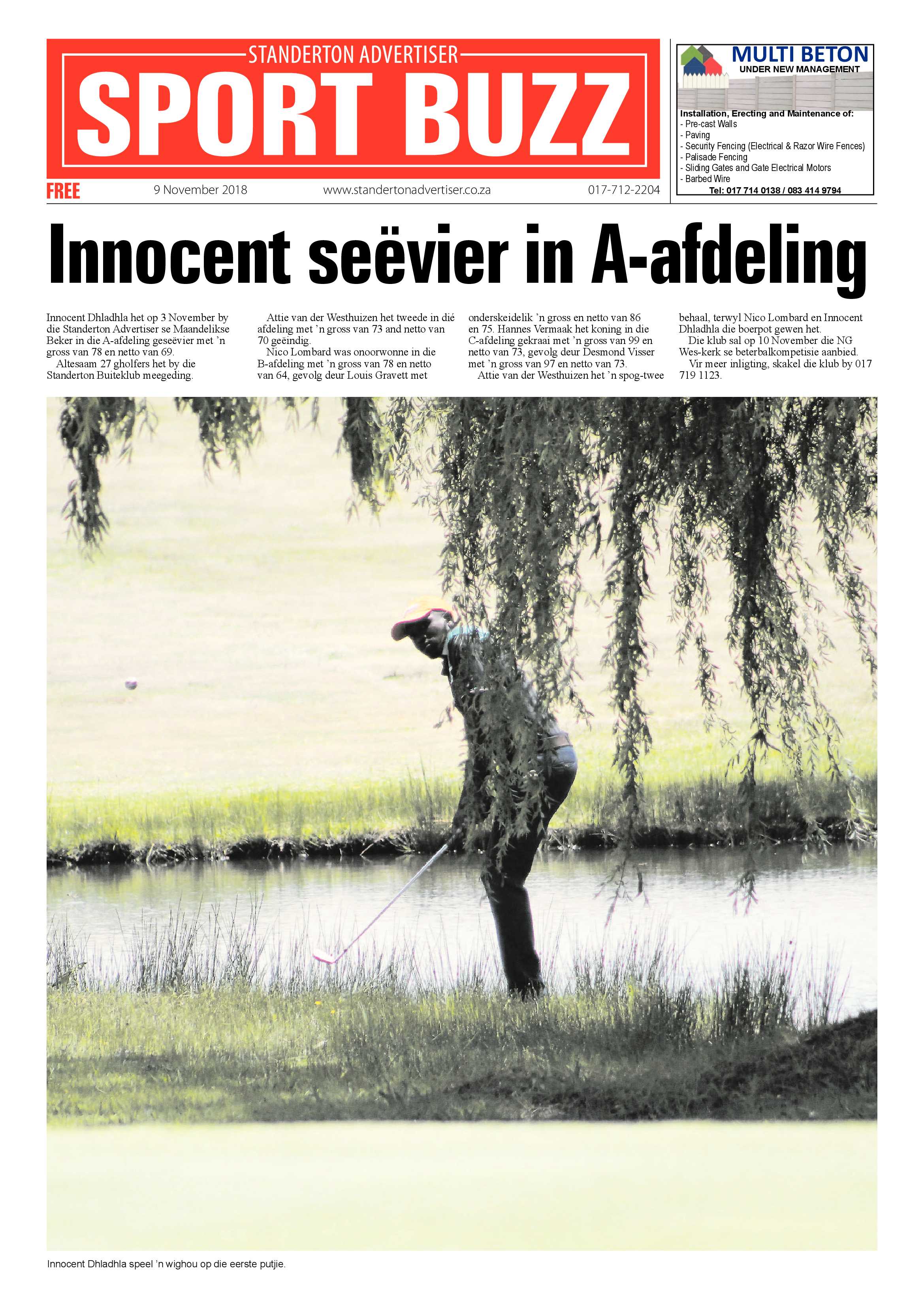 Standerton Advertiser 9 November 2018 page 8