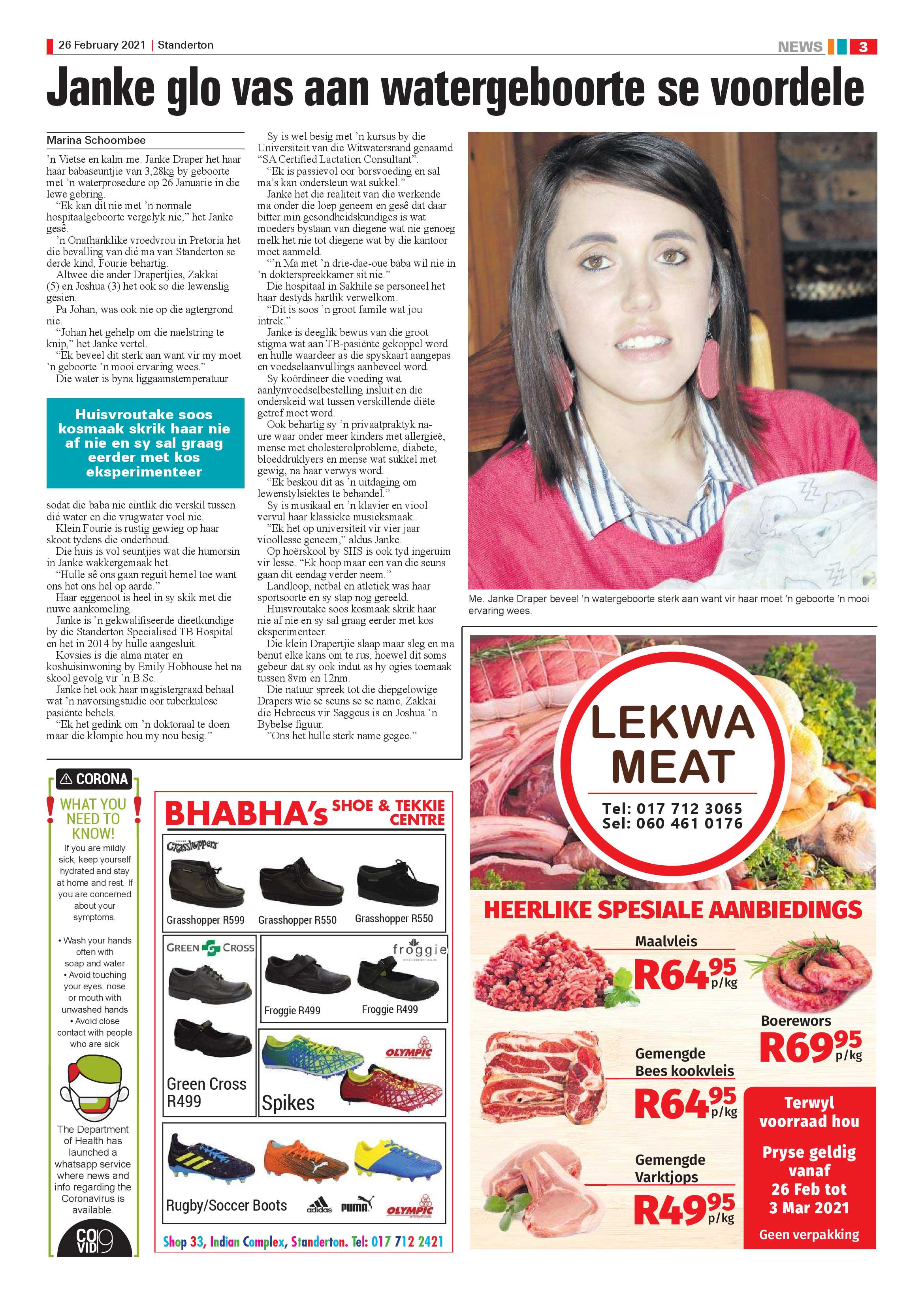 Standerton Advertiser 26 February 2021 page 3