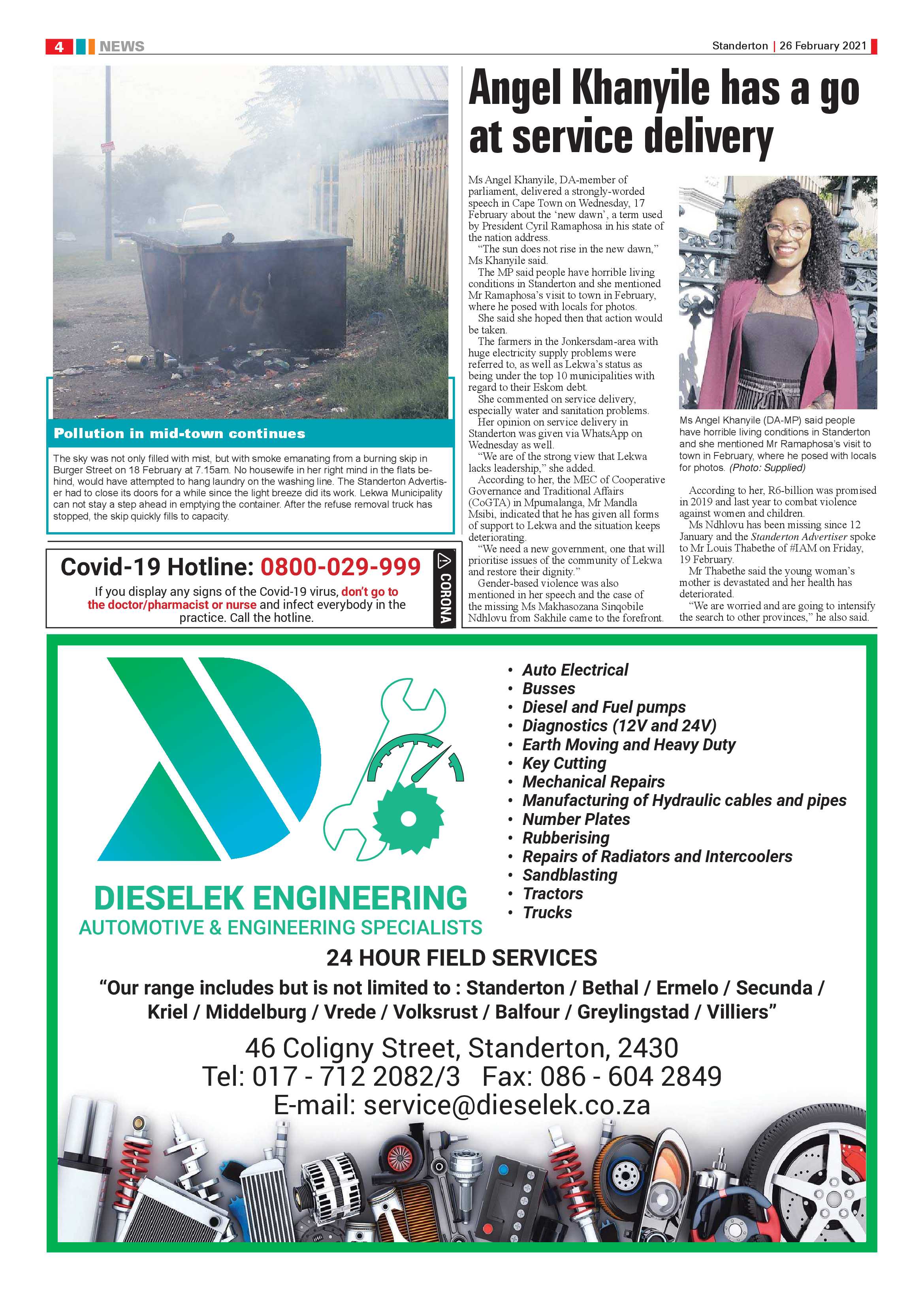Standerton Advertiser 26 February 2021 page 4